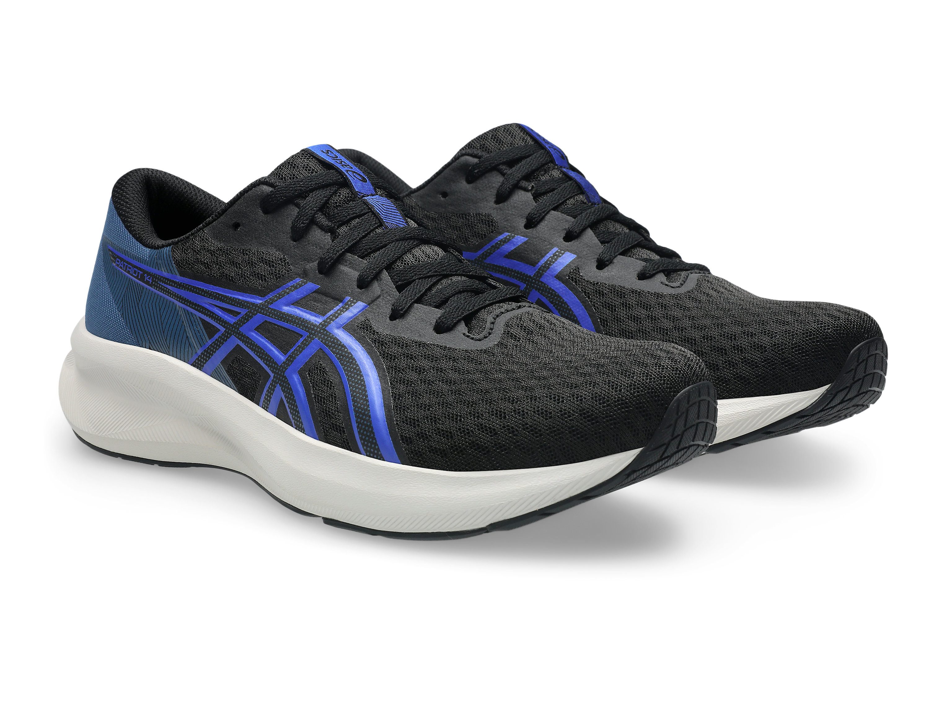 Asics PATRIOT 14 Laufschuh atmungsaktives Mesh-Obermaterial, Energiegeladene Mittelsohle