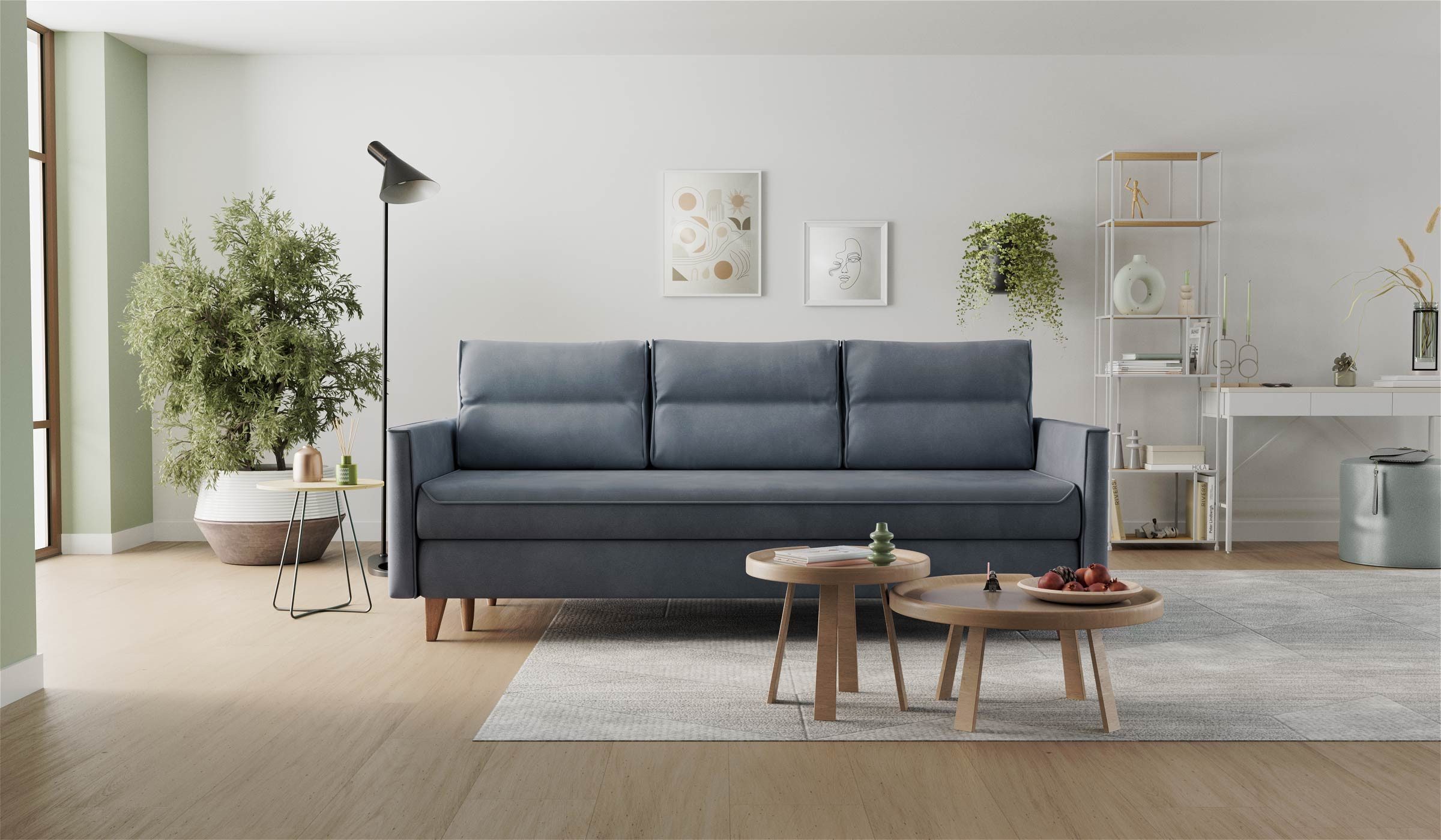 Hygger Möbelhaus Schlafsofa Loki 220x95 cm günstig online kaufen