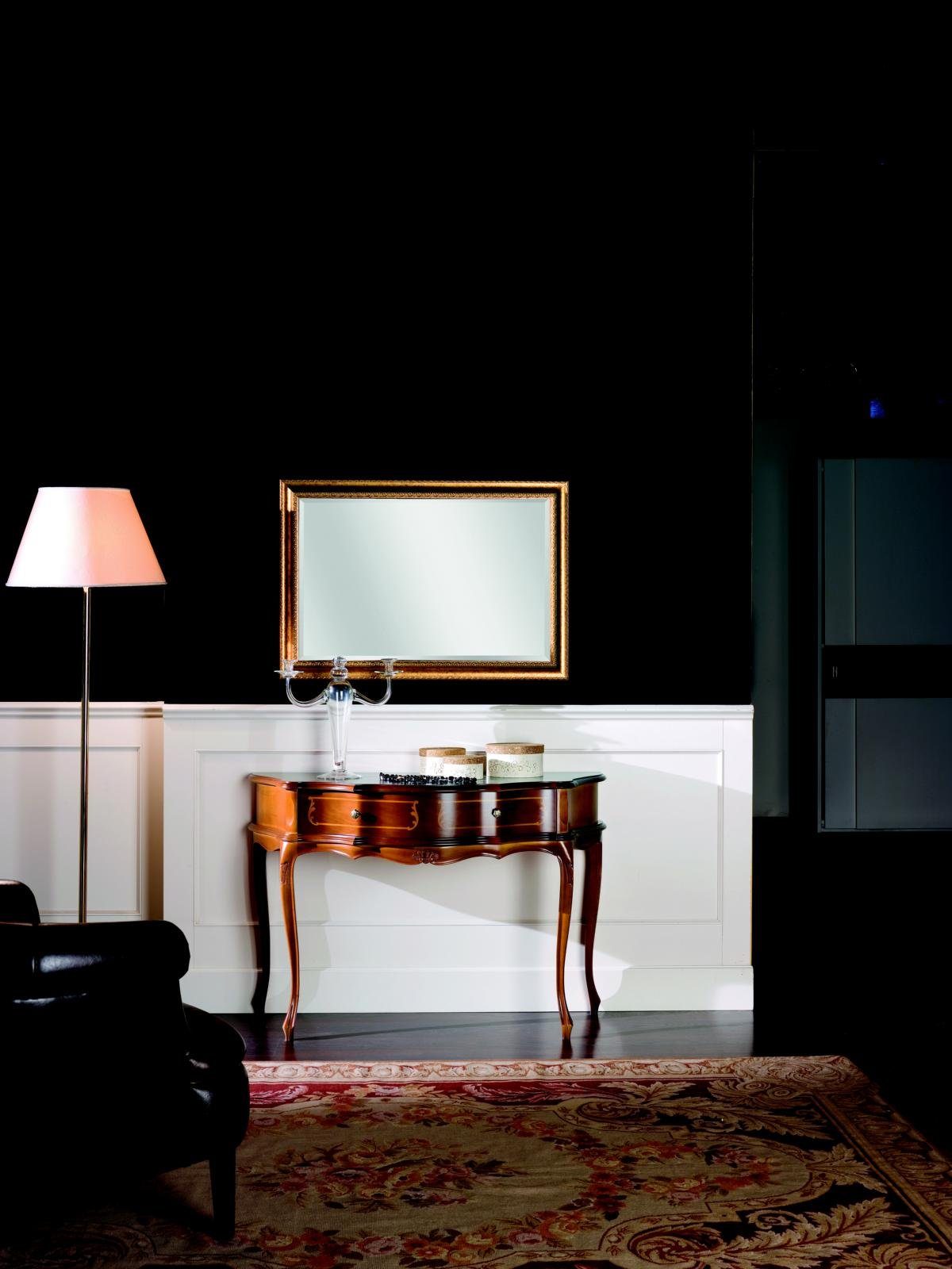 JVmoebel Konsolentisch Design Luxus Möbel Stil Barock Konsolentisch Konsole Tisch Holz Anrichte