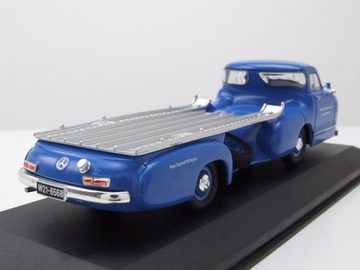 ixo Models Modellauto Mercedes Renntransporter Blaues Wunder 1955 blau Modellauto 1:43 ixo, Maßstab 1:43