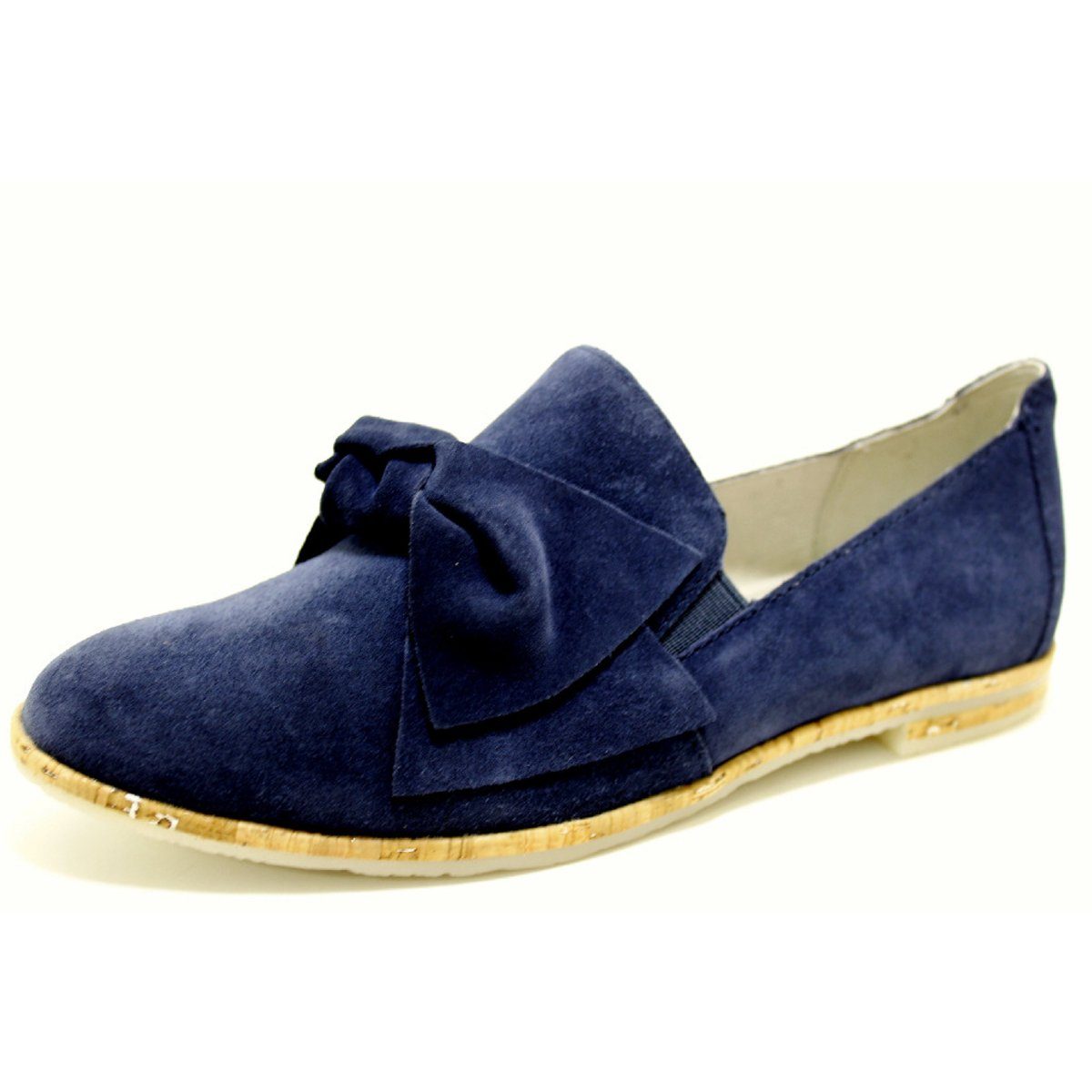 MARCO TOZZI blau Slipper (1-tlg)