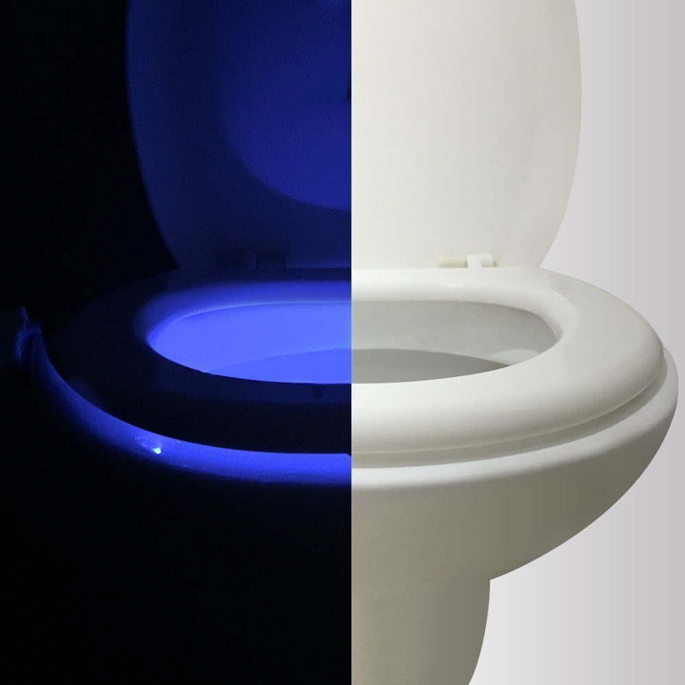 Licht, Toilette Lichtsensor Licht Nachtlicht Bewegungssensor, LED WC-Nachtlicht, GelldG