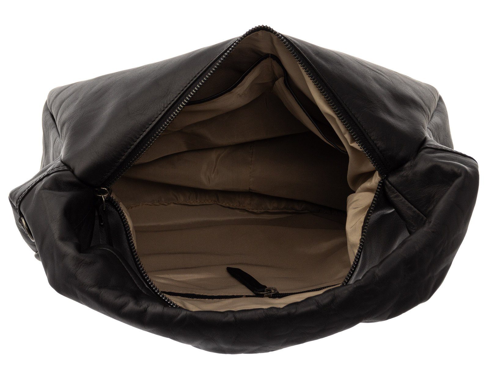 HARBOUR 2nd Schultertasche Jule Hobobag-Style-JP Schultertasche (1-tlg), Leder Chromfrei