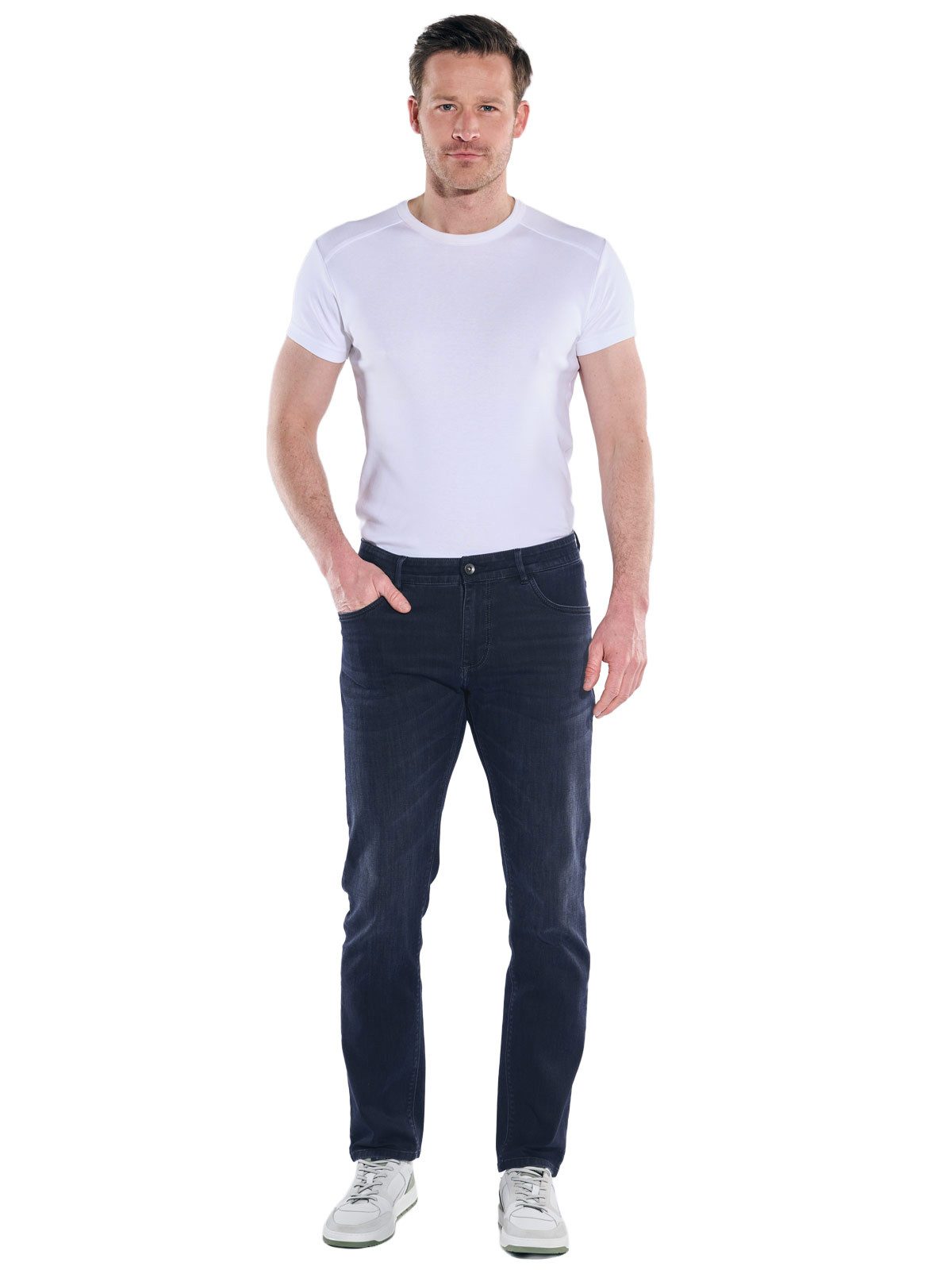 Engbers Stretch-Jeans Herren Jeans 5-Pocket Superstretch, Indigoblau