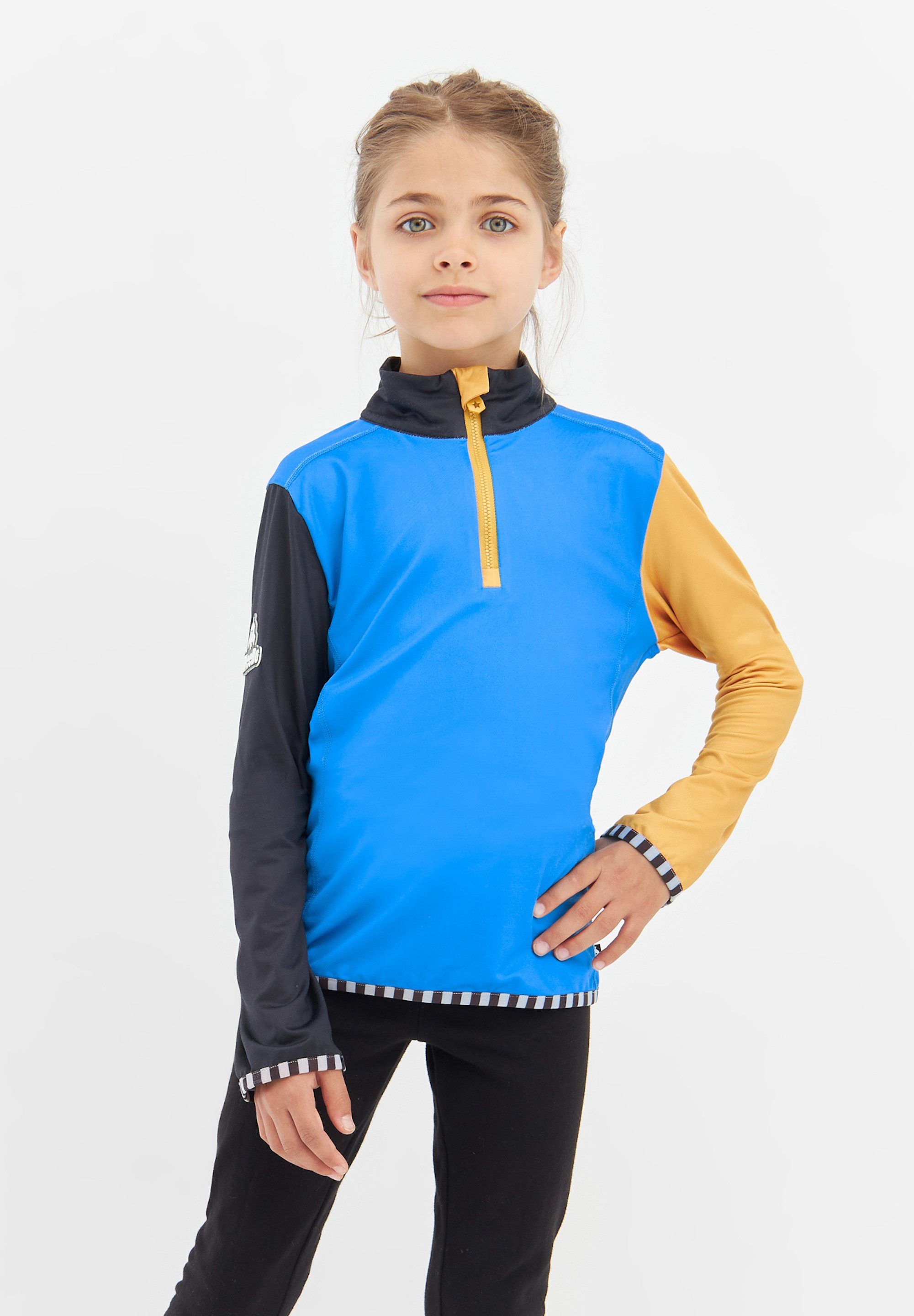 WeeDo Langarmhemd Funderwear Feuchtigkeitsregulierendes Funktionsshirt für Kinder