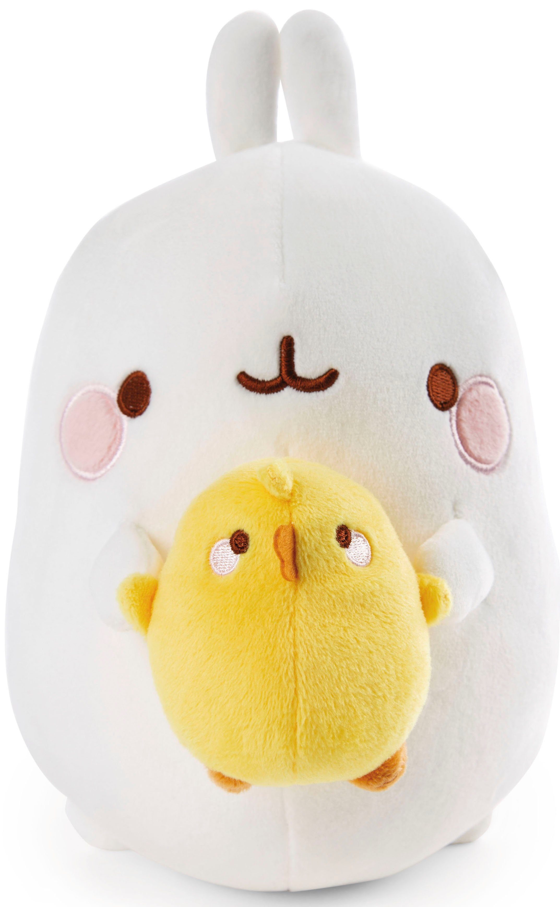Nici Kuscheltier Molang mit Piu Piu, 24 cm, in Geschenkverpackung