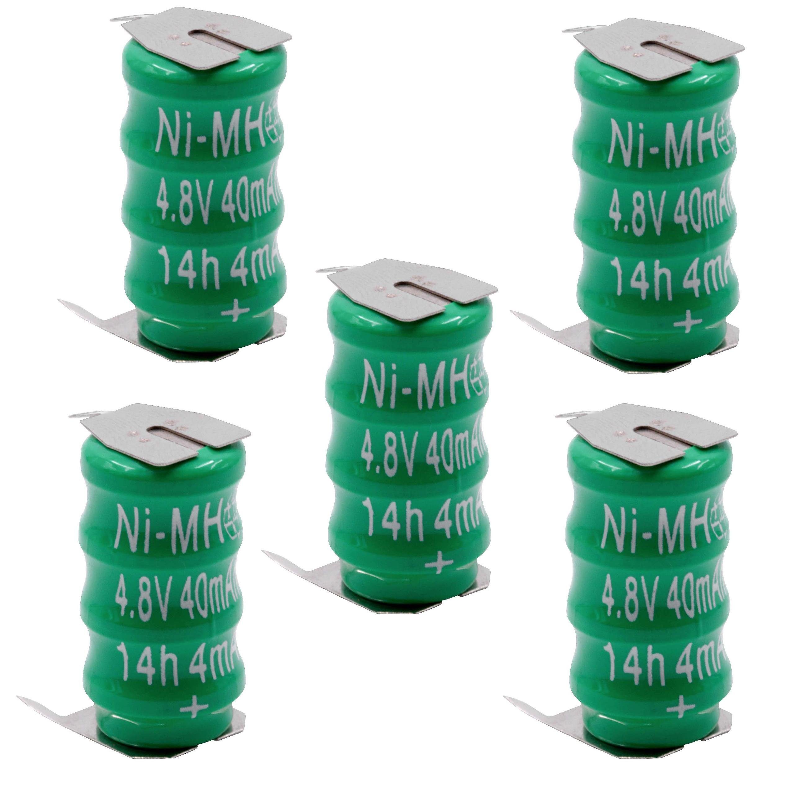 vhbw verschiedenes Akku NiMH 40 mAh (4,8 V)