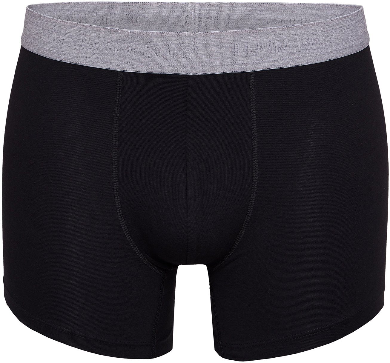 Boxer MG-1 Mix Retro-Boxer (8-St) retroshorts Retro Colors schwarz-grau boxershorts