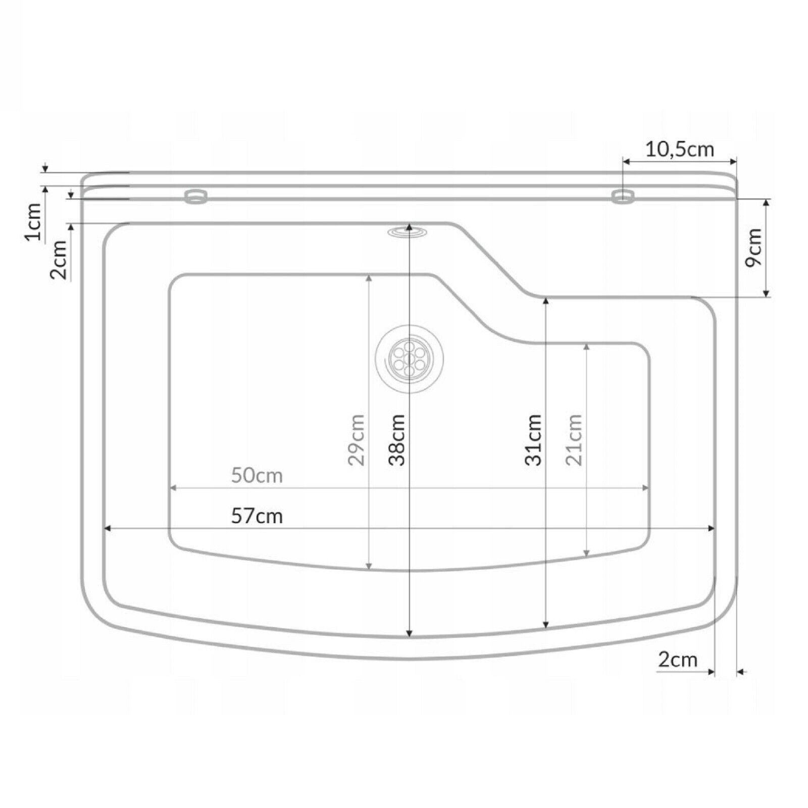 QLS Waschbecken, Ausgussbecken Spülbecken mit Armatur günstig online kaufen