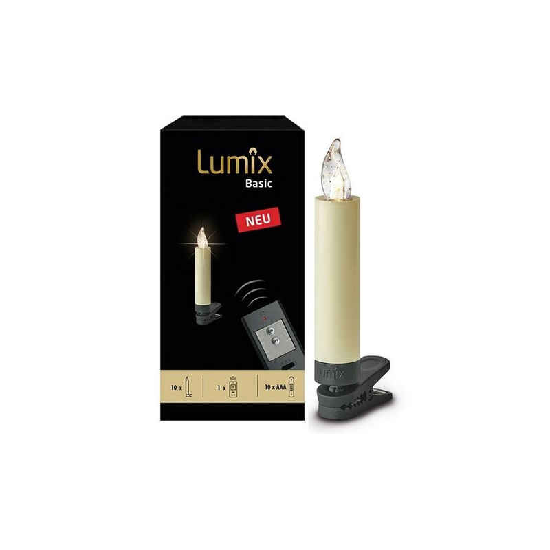 Krinner LED-Kerze Lumix Basic Mini 10er