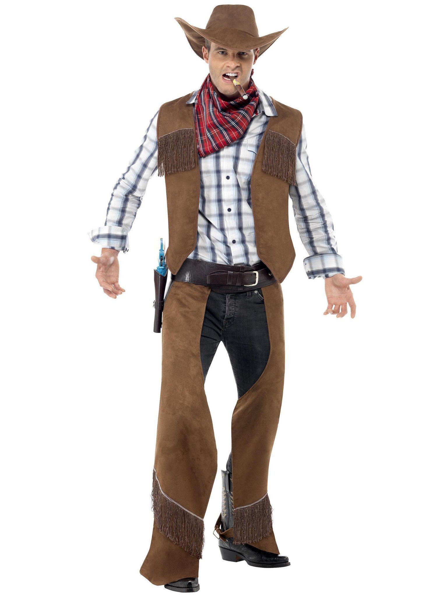 Smiffys Kostüm Revolverheld, Cowboy Kostüm für die ganz harten Jungs