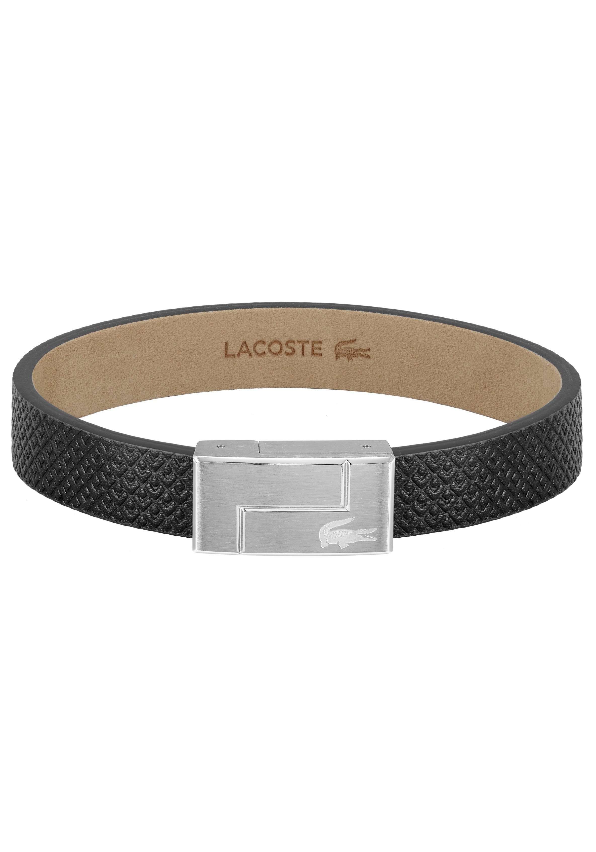 Lacoste Armband Schmuck Edelstahl Armschmuck Lederarmband LACOSTE TRAVELER