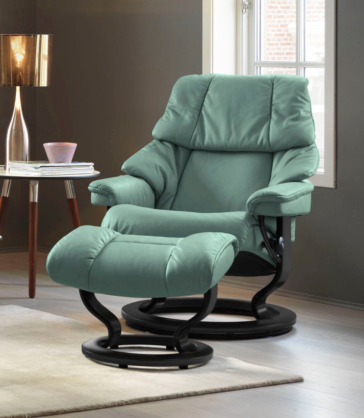 Stressless® Fußhocker Reno, mit Classic Base, Gestell Schwarz