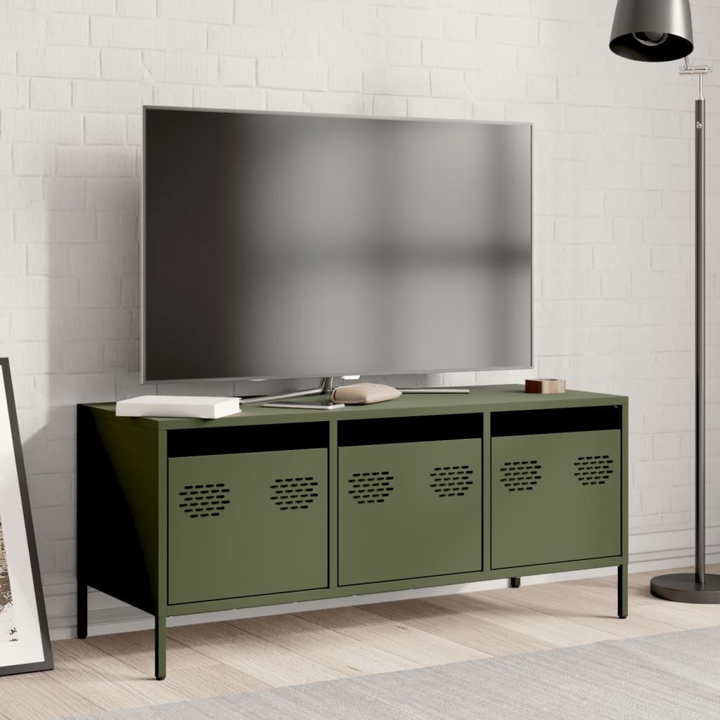 vidaXL TV-Schrank TV-Schrank Olivgrün 101,5x39x43,5 cm günstig online kaufen
