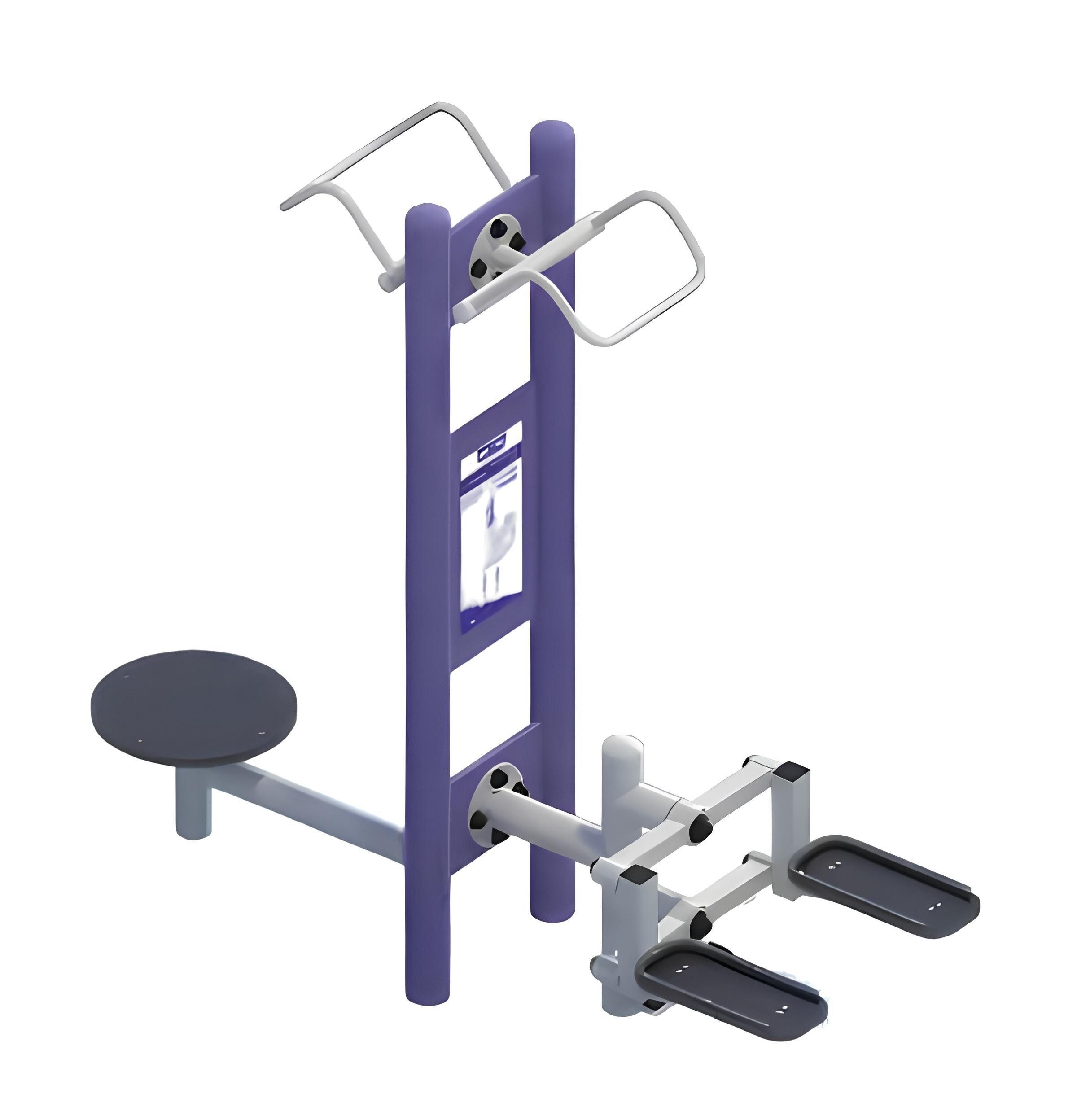 Xlmoebel Multitrainer Abduktoren- und Adduktorenmaschine mit ergonomischem Design, (Straßensportgeräte), Hergestellt in Europa