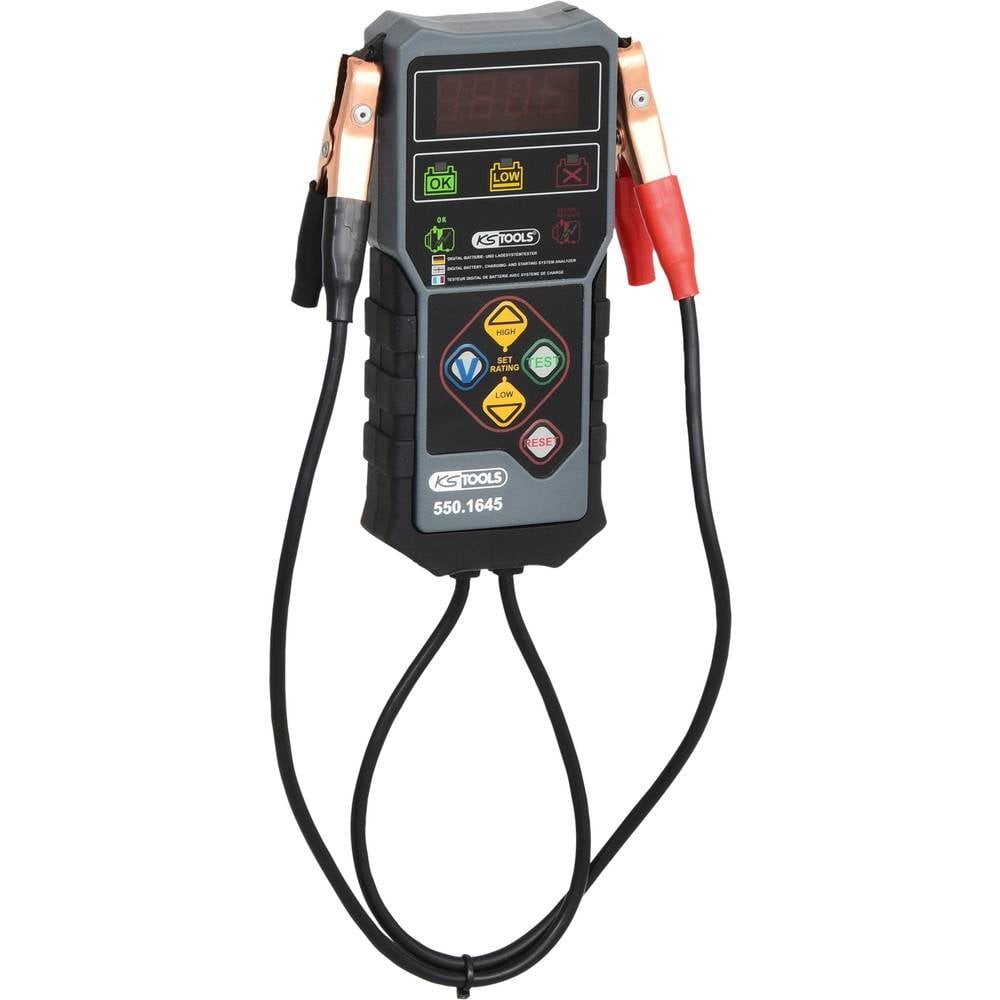 KS Tools 12V Digital-Batterietester 550.1645 Batterie-Ladegerät