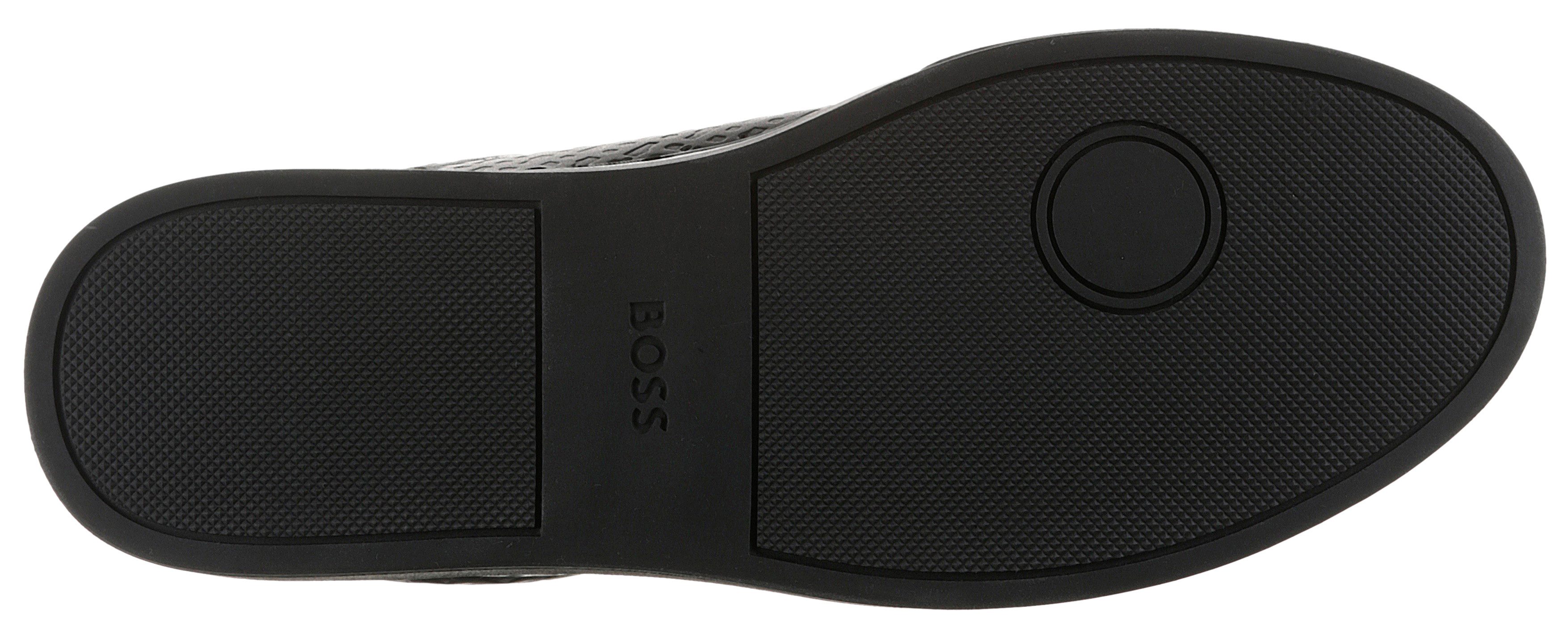 BOSS Kieran Sneaker, Freizeitschuh, Halbschuh, Schnürschuh in monochromem Look