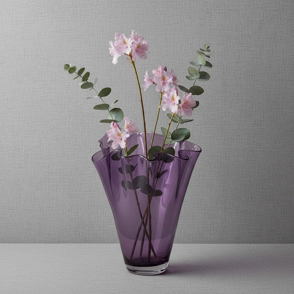 Signature Home Collection Tischvase (1 Stück, 1 St., 1x Glasvase), Handgefertigt in Europa, mundgeblasene Glasvase in Premiumqualität