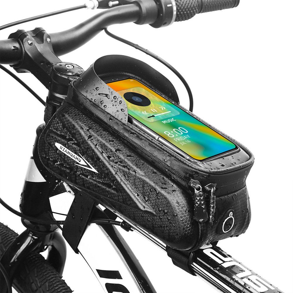 Houhence Fahrradtasche Fahrrad Rahmentasche Lenkertasche Wasserdicht Handytasche