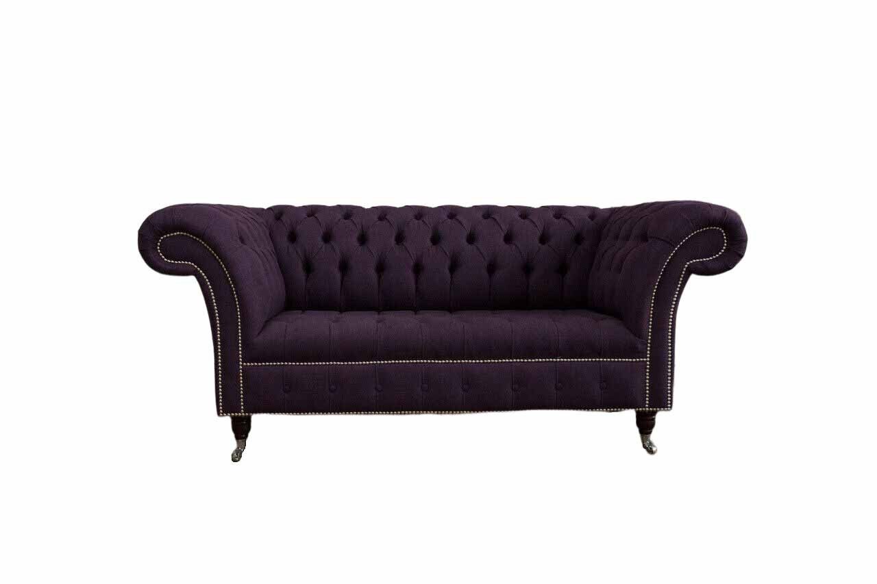 Xlmoebel Chesterfield-Sofa 2-Sitzer Sofa aus Stoff im eleganten Design, 1 Teile, Made in Europa