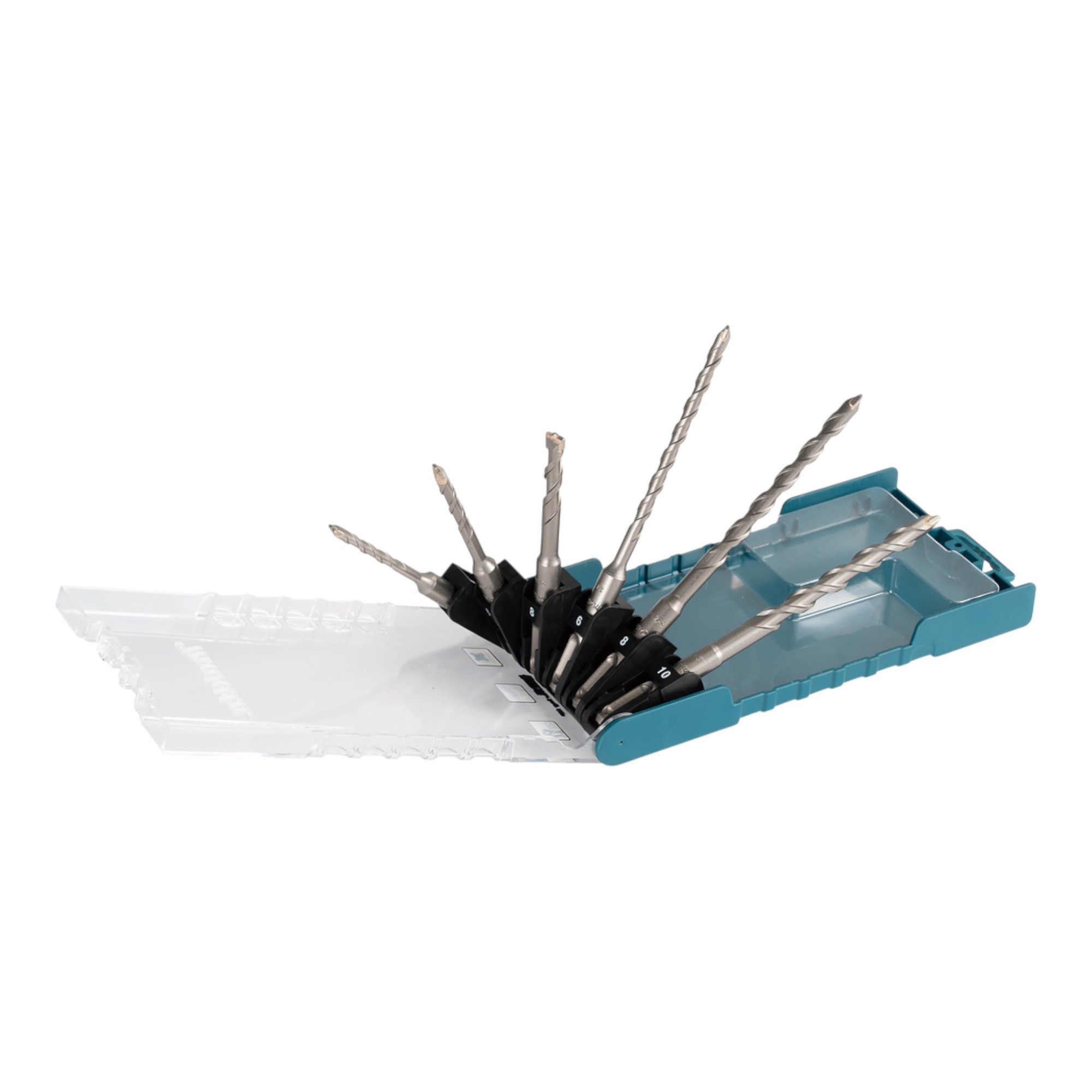 Makita Bohrer- und Bit-Set Makita E-15730 Betonbohrer Set 6 tlg. SDS-Plus 5 - 10 mm HM / CT