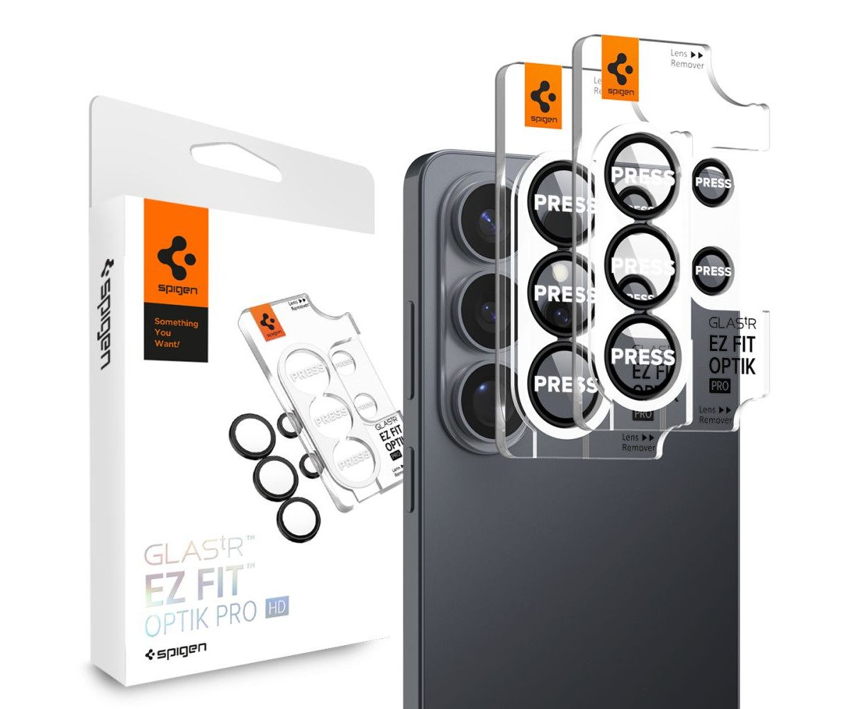 Spigen Kameraschutzglas 2x Kamera Panzerglas für Samsung Galaxy S26 Ultra Linsenglas, 2 Stück, Kamera Schutz, Optik Glas, 9H Kameraschutzglas, Anti‑Fingerprint