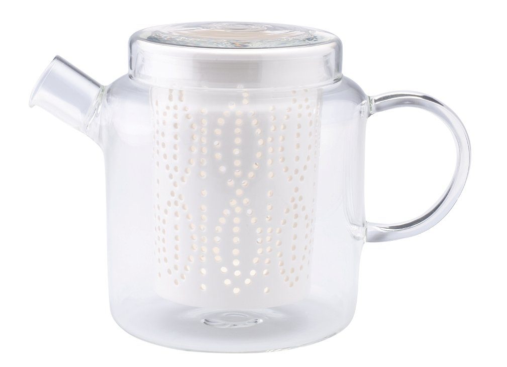 Loveramics Teekanne Teekanne Porzellanfilter, 1 1,0L Weave mit Design l