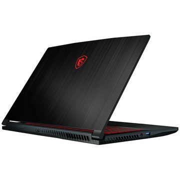 MSI GF63 Thin, fertig eingerichtetes Gaming-Notebook (39,60 cm/15.6 Zoll, Intel Core i5 12450H, GeForce RTX™ 3050, 500 GB SSD, #mit Funkmaus +Notebooktasche)