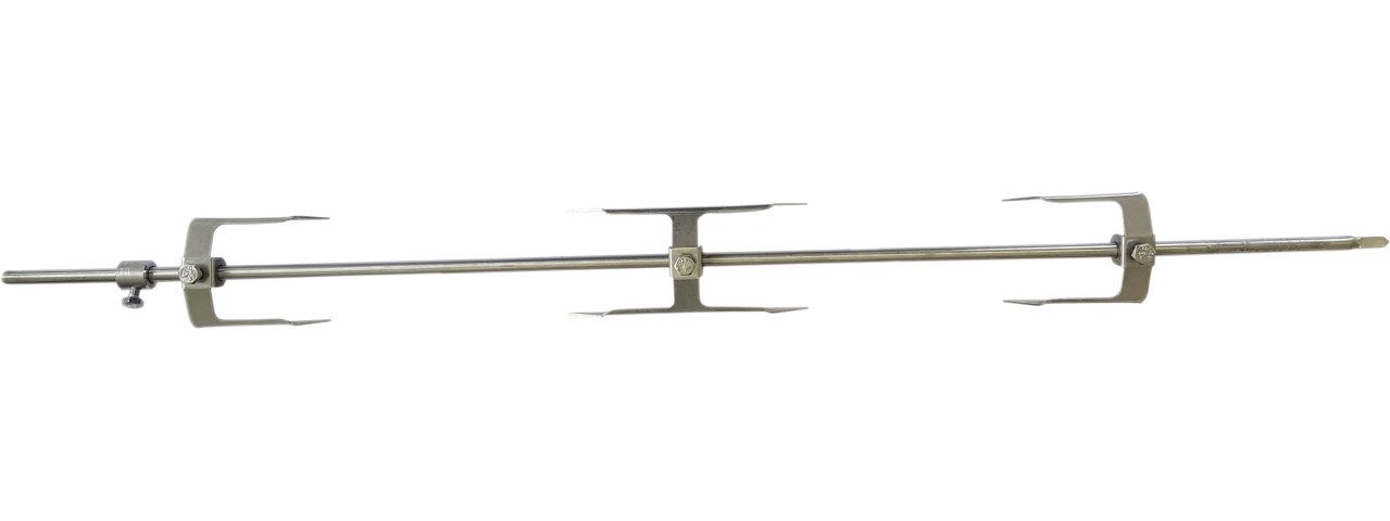 Schneider Grill Grillspieß Schneider Grillspiess Set 70 cm Edelstahl, Stärke