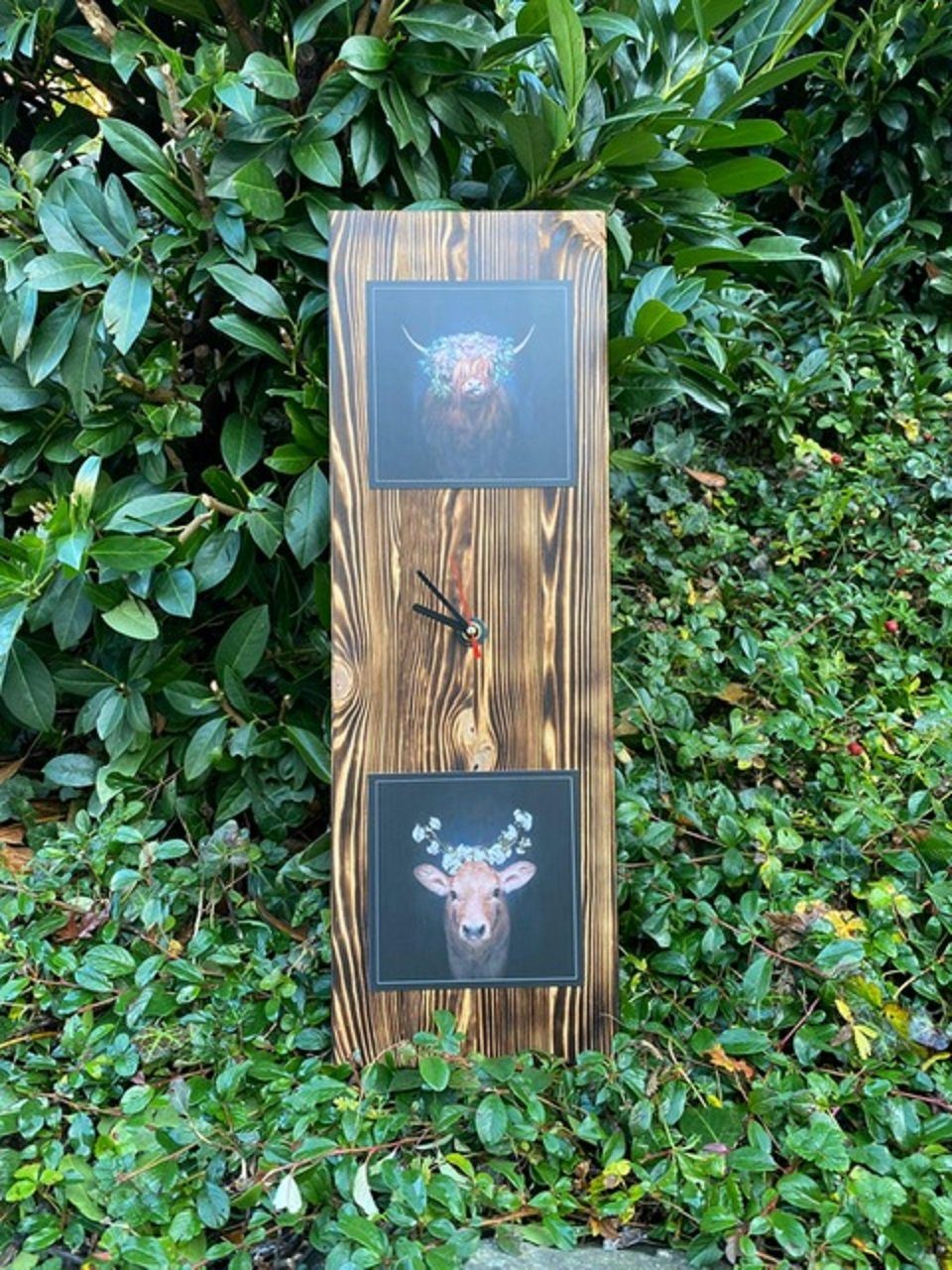 "Amelie" Clock Wanddekoobjekt Schwarzwald Luna24