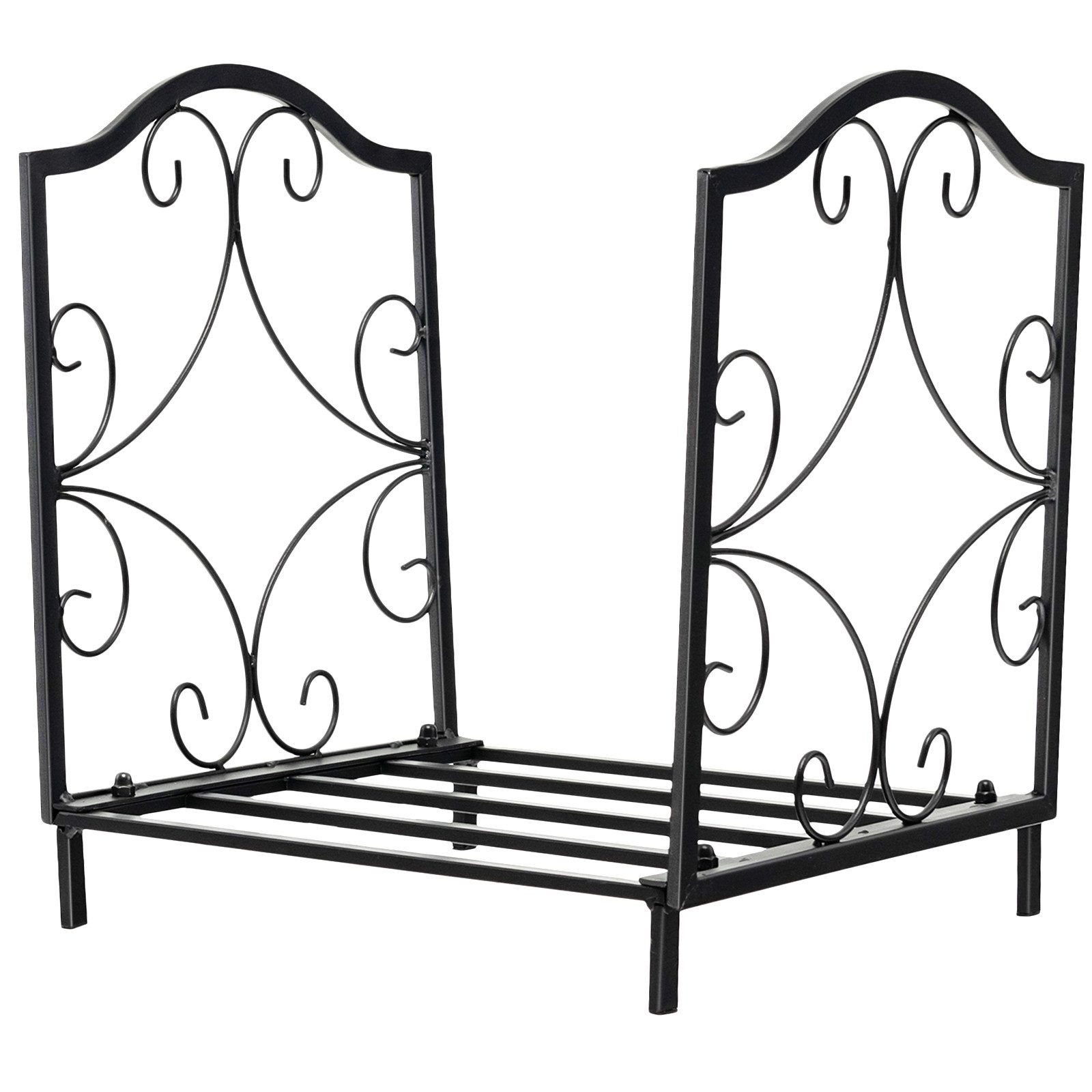 COSTWAY Kaminholzregal Metall, bis 60kg günstig online kaufen