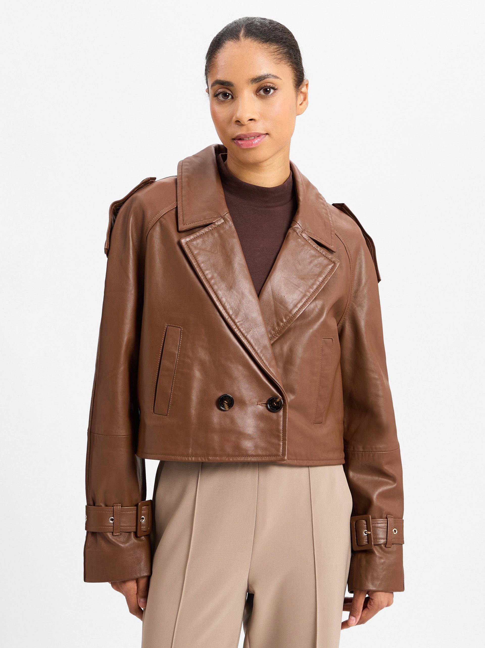 Lederjacke