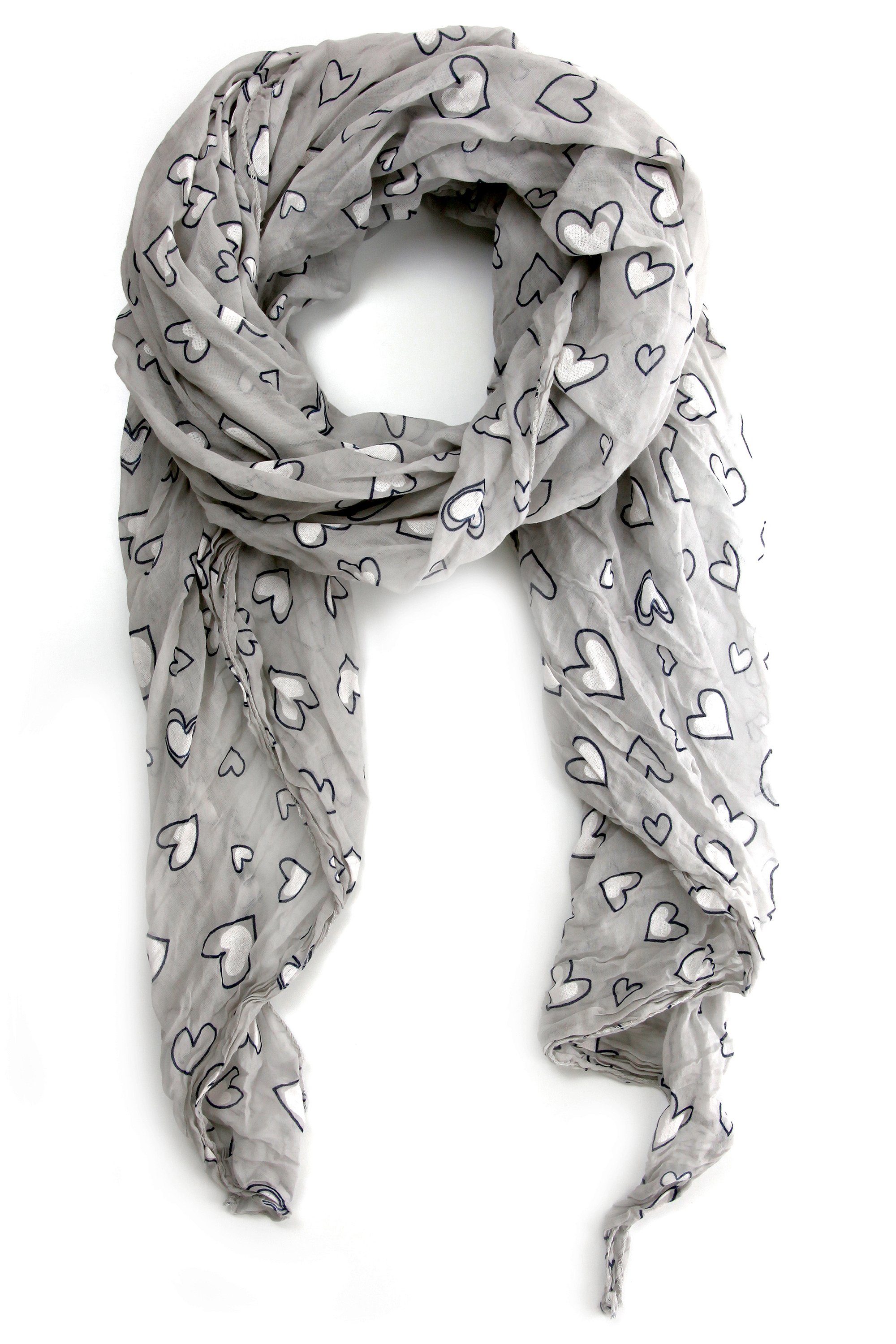 COLLEZIONE ALESSANDRO Modeschal Salzburg, (1-St), mit Herzen, Made in Italy