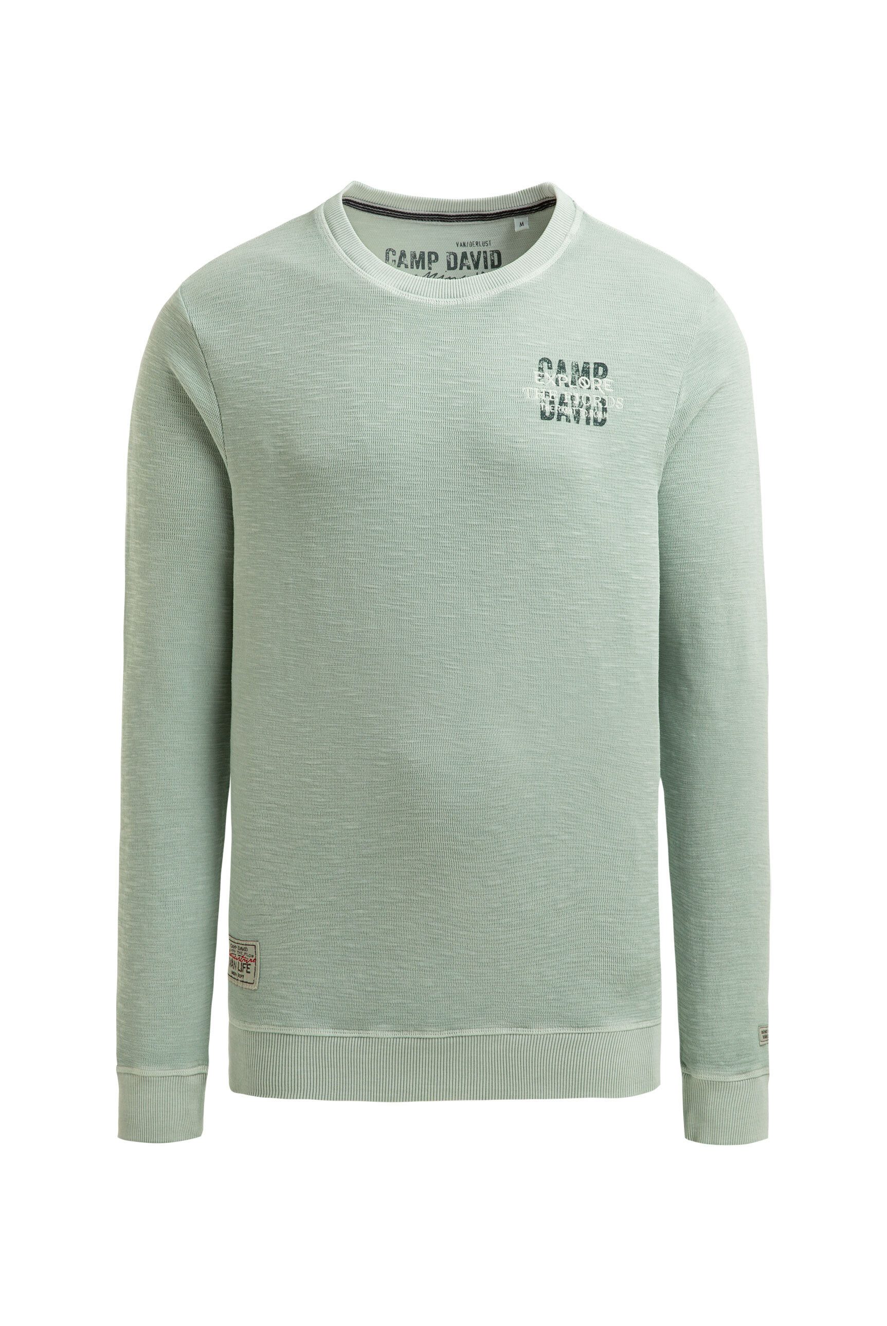 CAMP DAVID Sweater mit Baumwolle