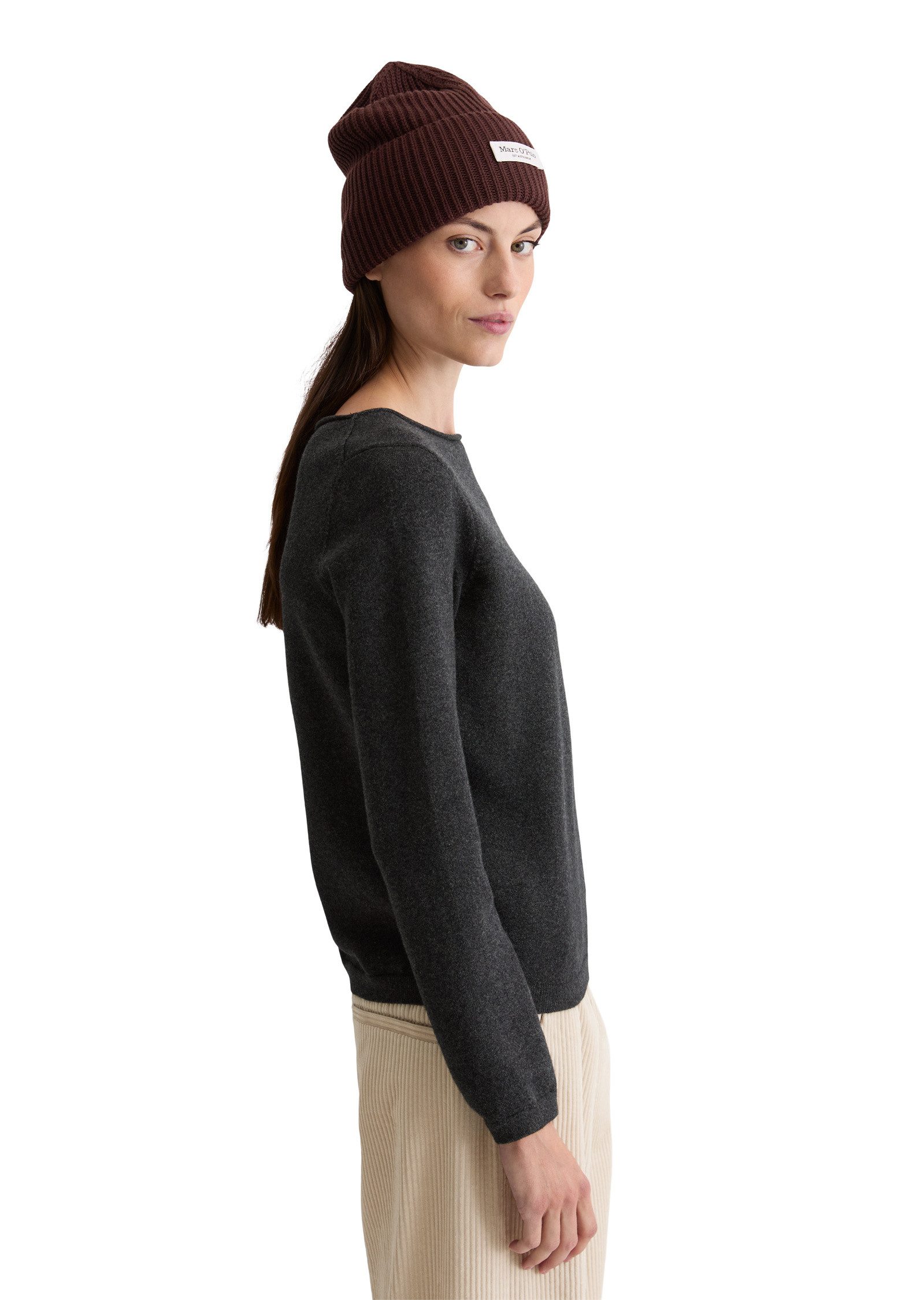 Marc O'Polo Strickpullover aus softem Baumwolle-Schurwolle-Mix günstig online kaufen