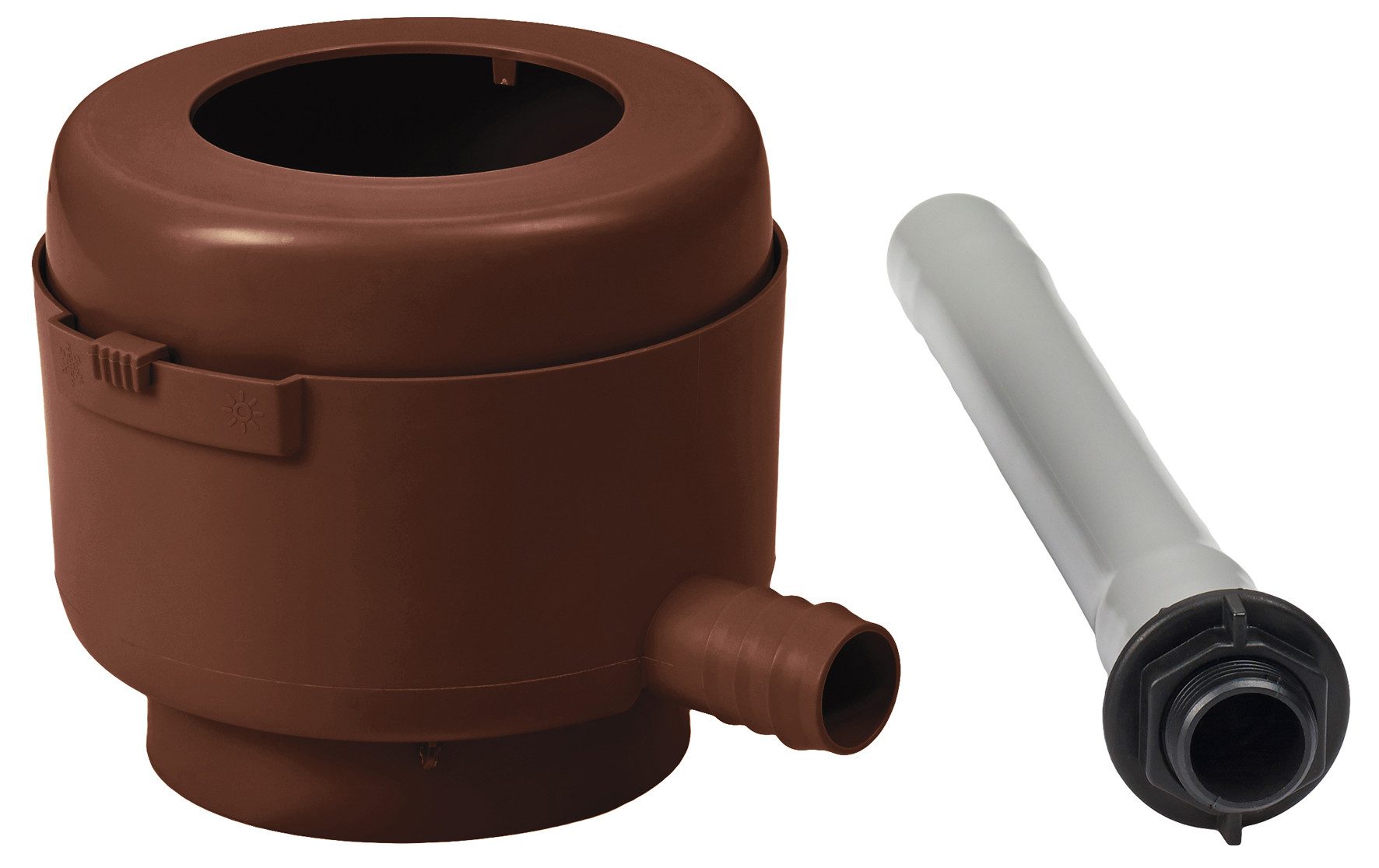 GARANTIA Regentonne Füllautomat DN 70-100 braun inkl. Filtereinsatz, 0 l
