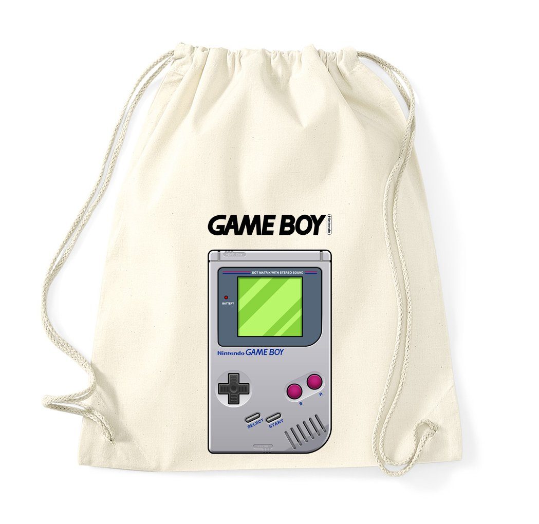 Blondie & Brownie Turnbeutel aus Baumwolle Game Boy Retro Nintendo Konsole Gamer