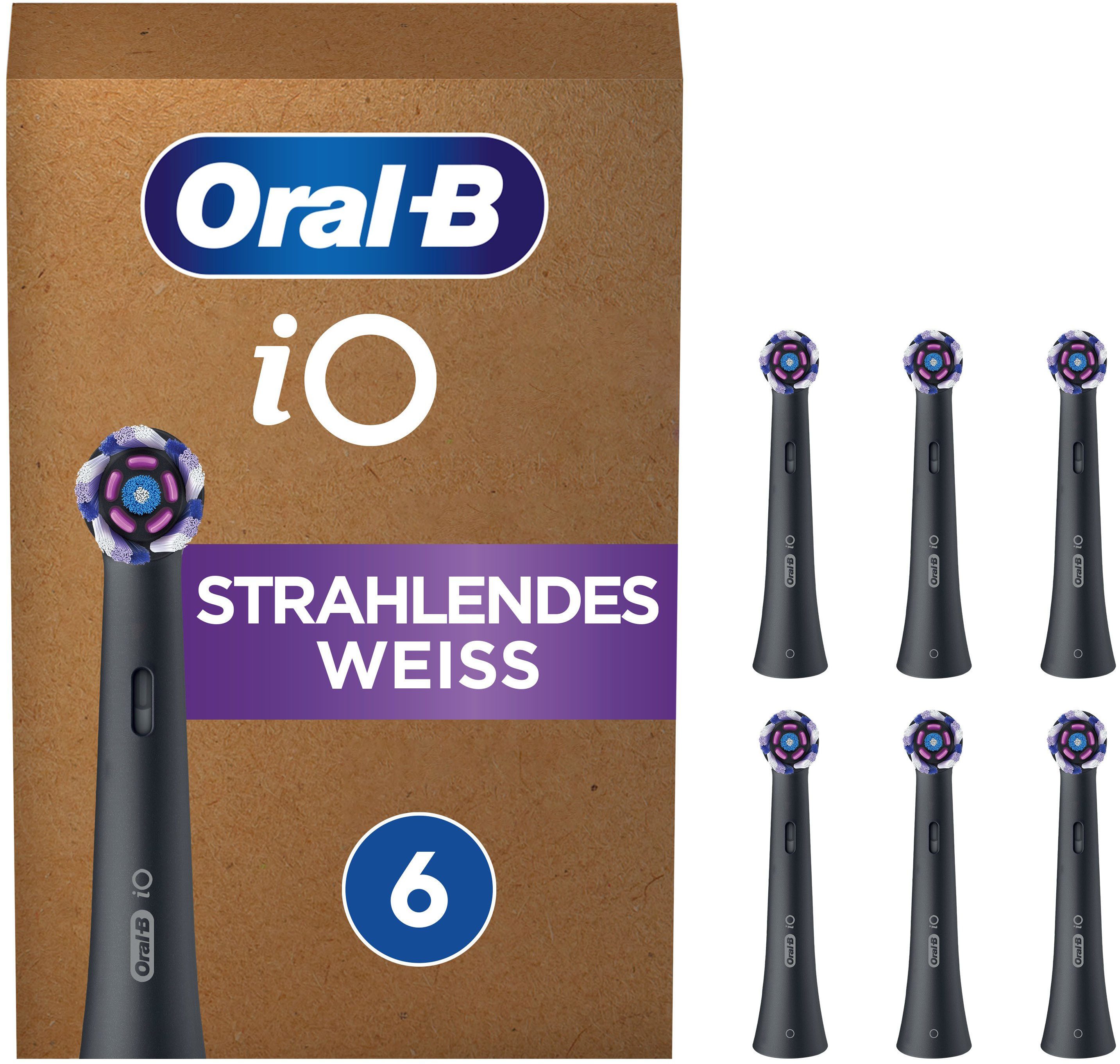 Oral-B Aufsteckbürsten iO Strahlendes Weiss, iO Technologie