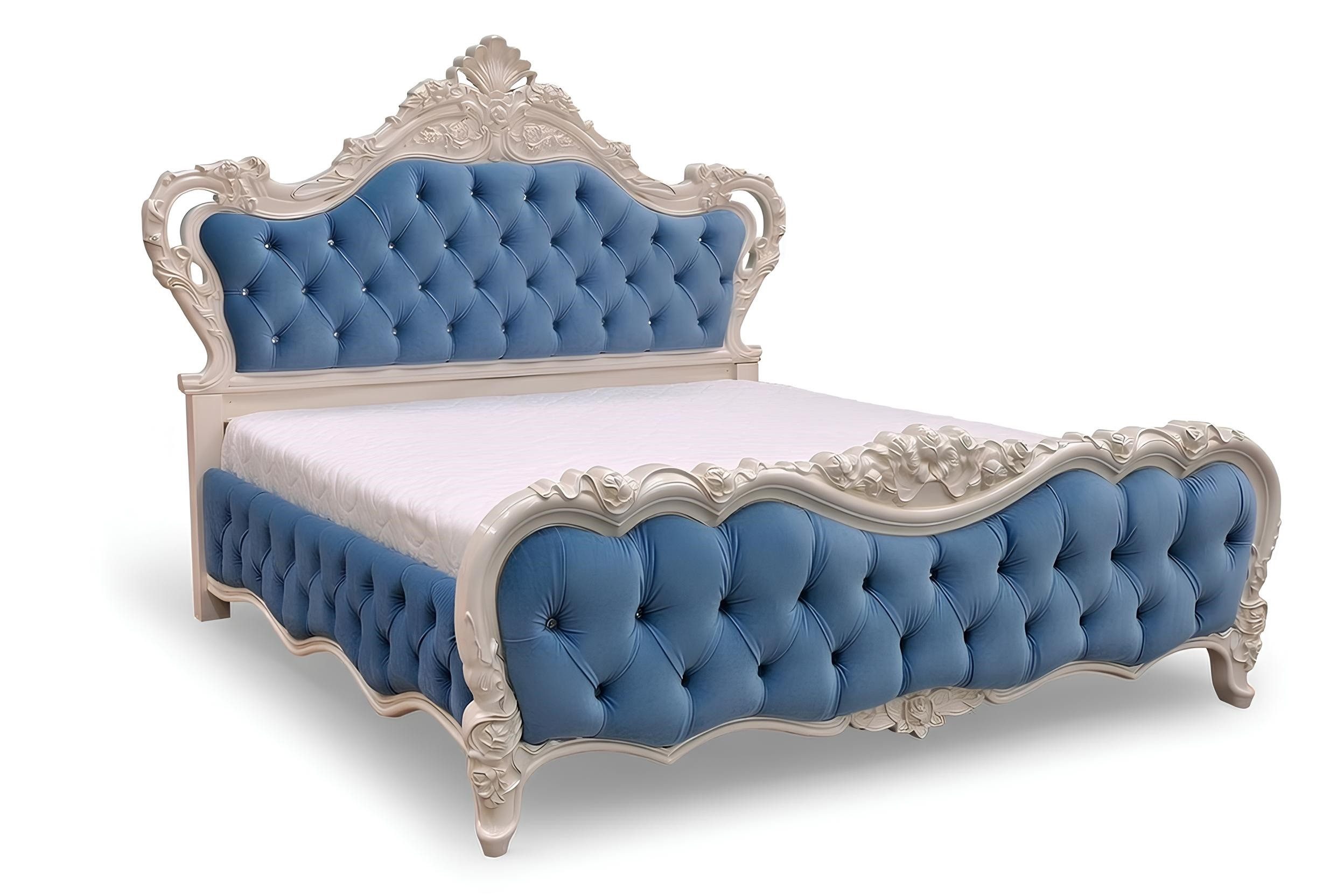 JVmoebel Bett Stilvolles Bett aus Qualitäts-Holz mit markantem Sofort (Bett), Made in Europa