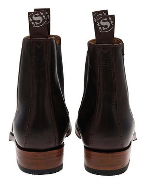 Sendra Boots STREET 5595 Braun Stiefelette Rahmengenähter Chelsea Boot