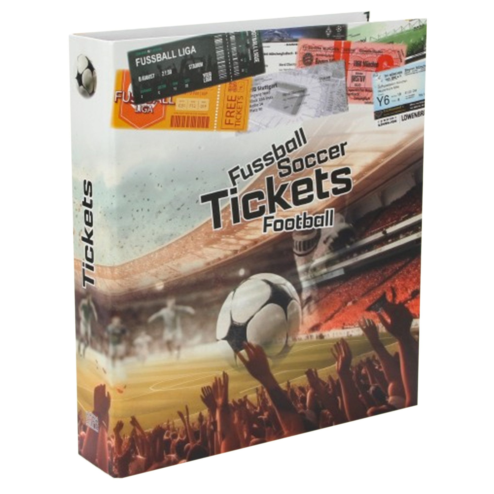 Safe-Album Präsentationsordner Ticket Album für Fußball-Tickets mit 20 Einsteckblätter I SAFE