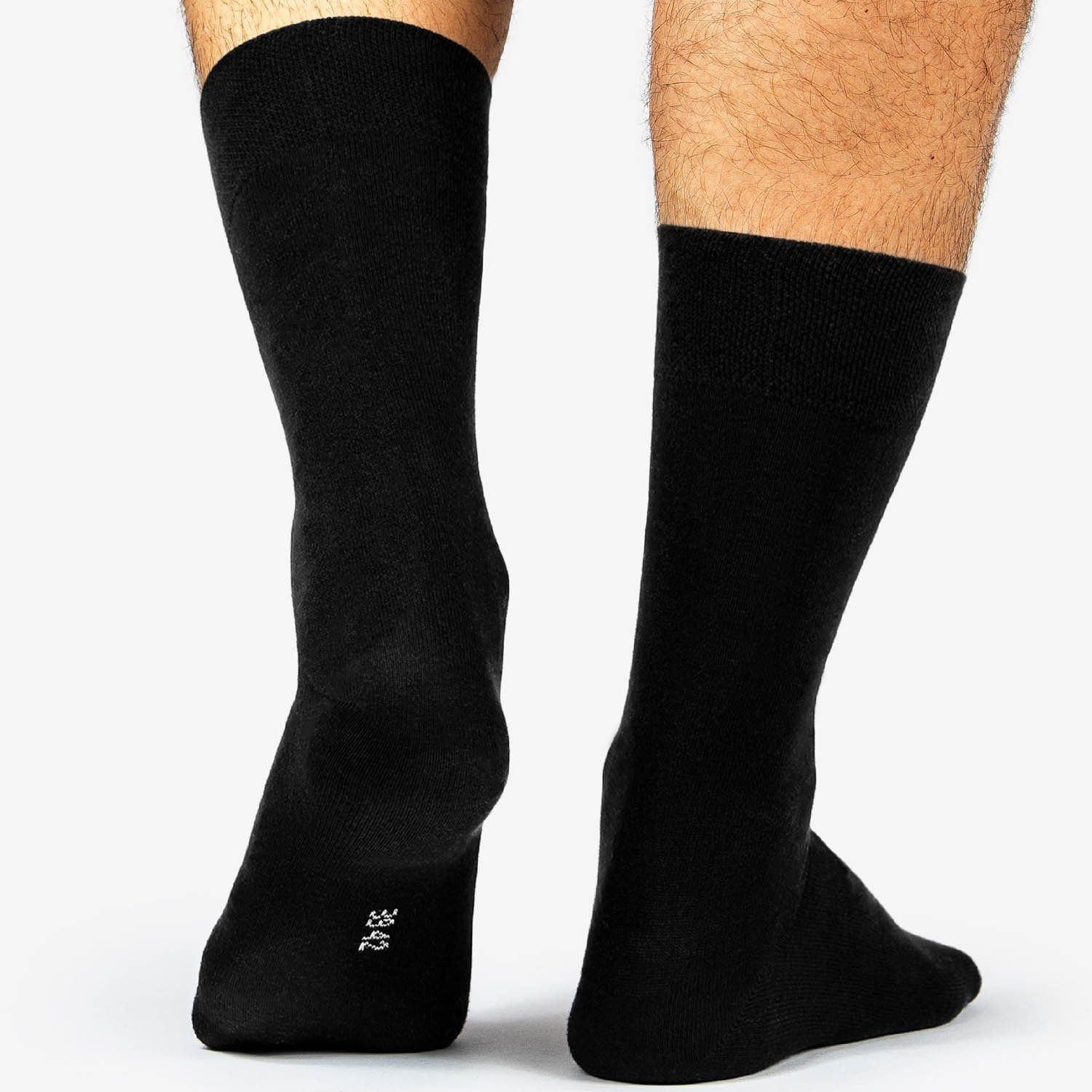 Paar Businesssocken OCCULTO Socken (20-Paar) Herren (Modell: 20 Schwarze 10-30er Schwarz Pack Hermann)