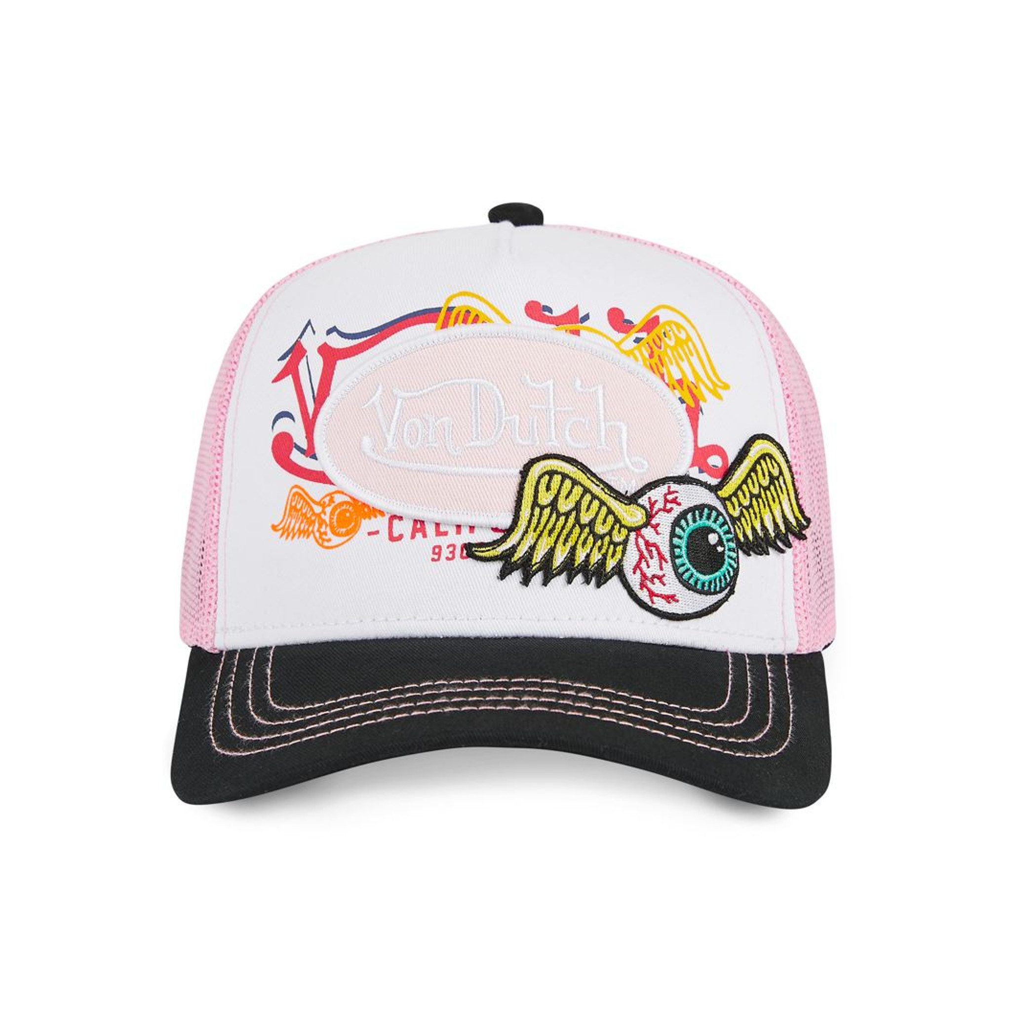 Von Dutch Trucker Cap Von Dutch Originals Trucker Cap - LOGO PATCH EYE (Basecap, Basecap, Meshcap, Trucker Kappe)