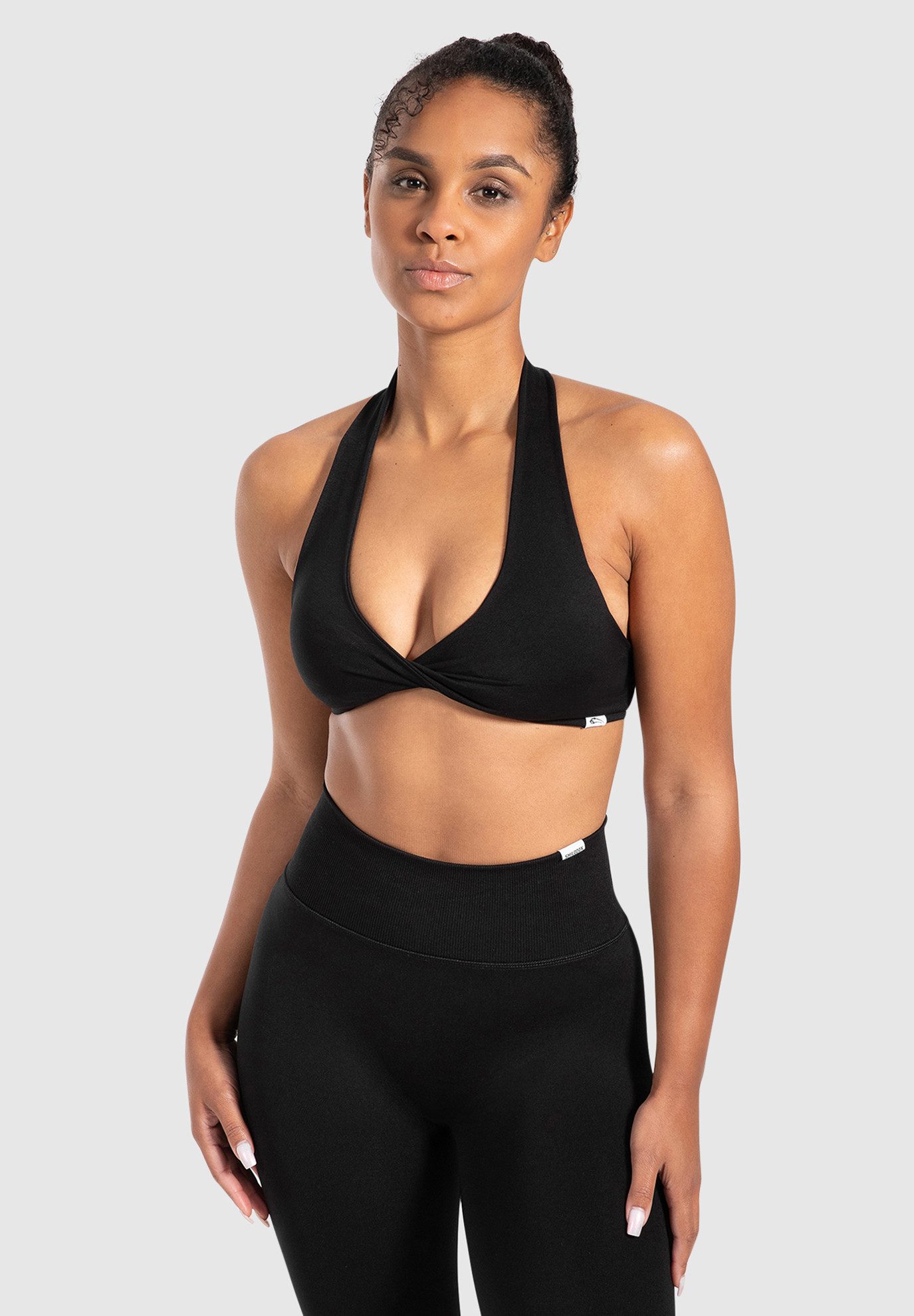 Smilodox Sport-BH Myrah Twisted, Shaped Fit Wickel-V-Ausschnitt & offener R günstig online kaufen