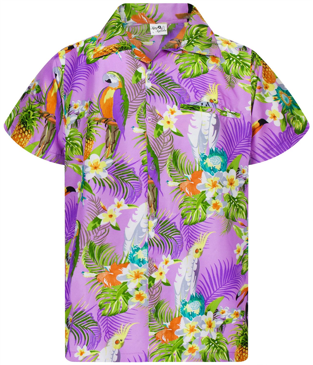 King Kameha Hawaiihemd Parrot Cockatoo Funky günstig online kaufen