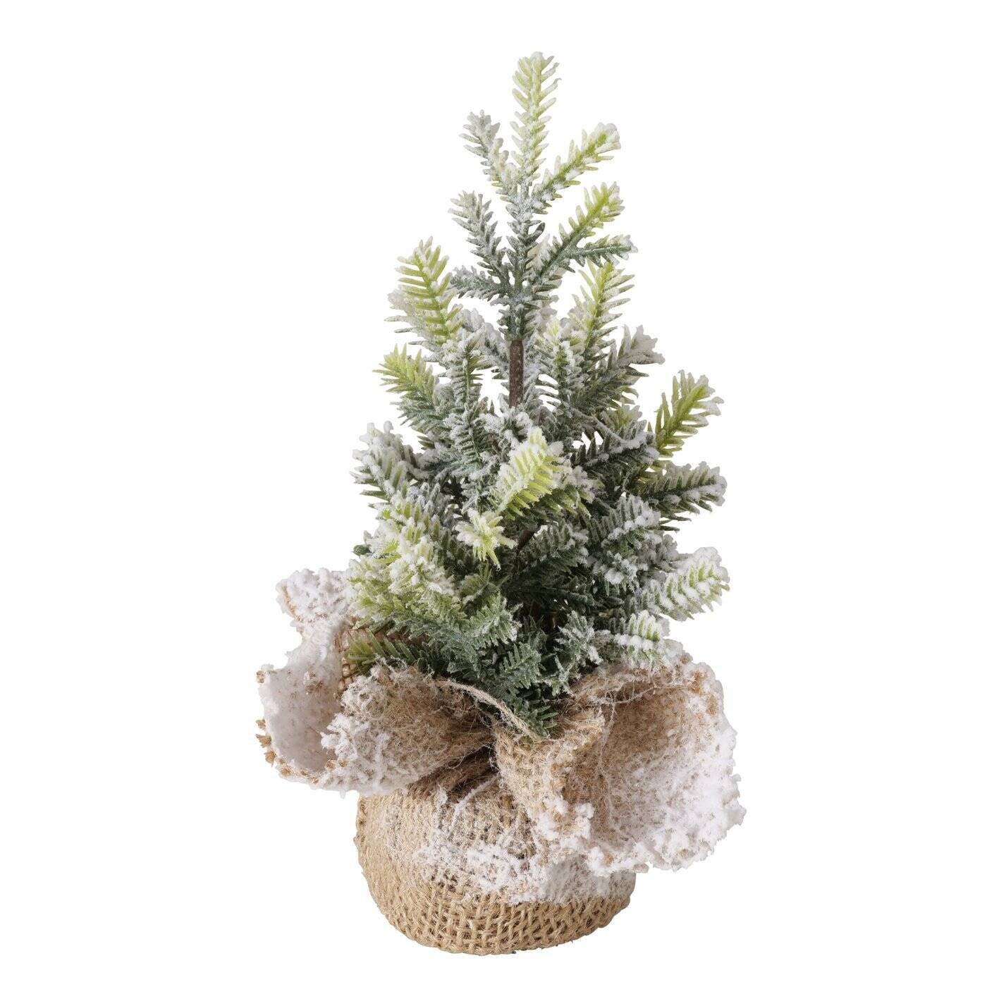 BOLTZE Künstlicher Weihnachtsbaum, künstlich, in einem Jute-Topf