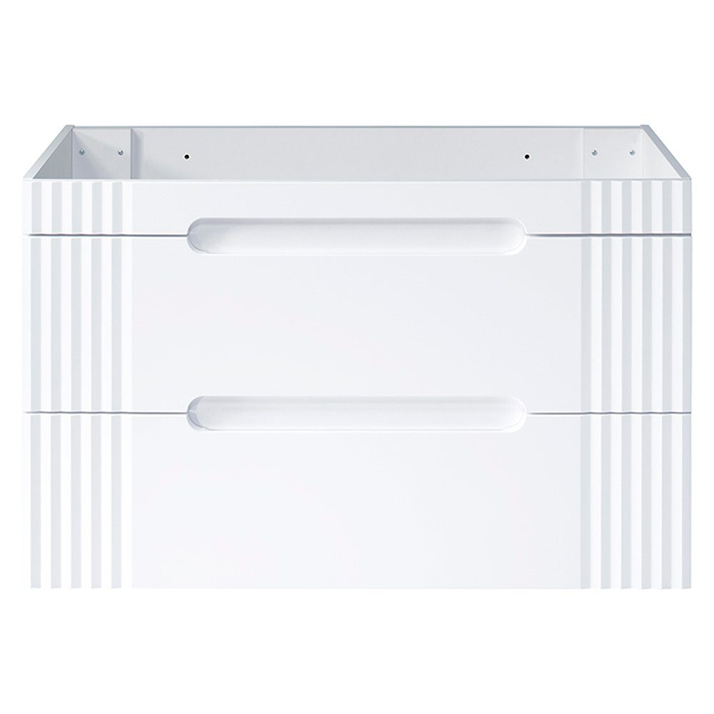 Waschbeckenunterschrank 100/62/45,8 weiß, 2 cm Lomadox FAIRFIELD-56 Softclose-Auszüge