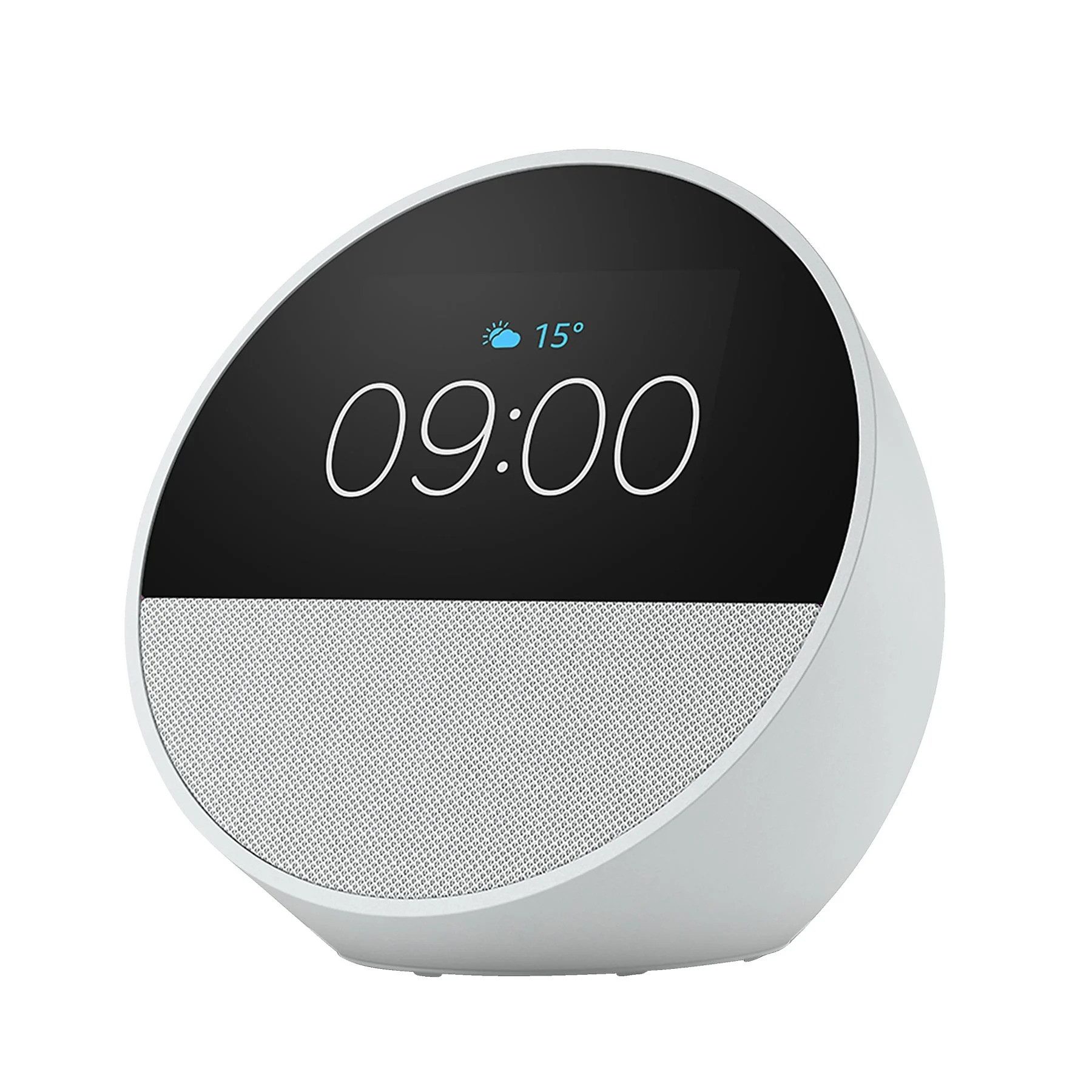 Amazon Echo Spot (2024) Intelligenter Alexa Gerät Wecker Wireless Колонки (WLAN (WiFi), Sprachsteuerung, Smart Home Hub)