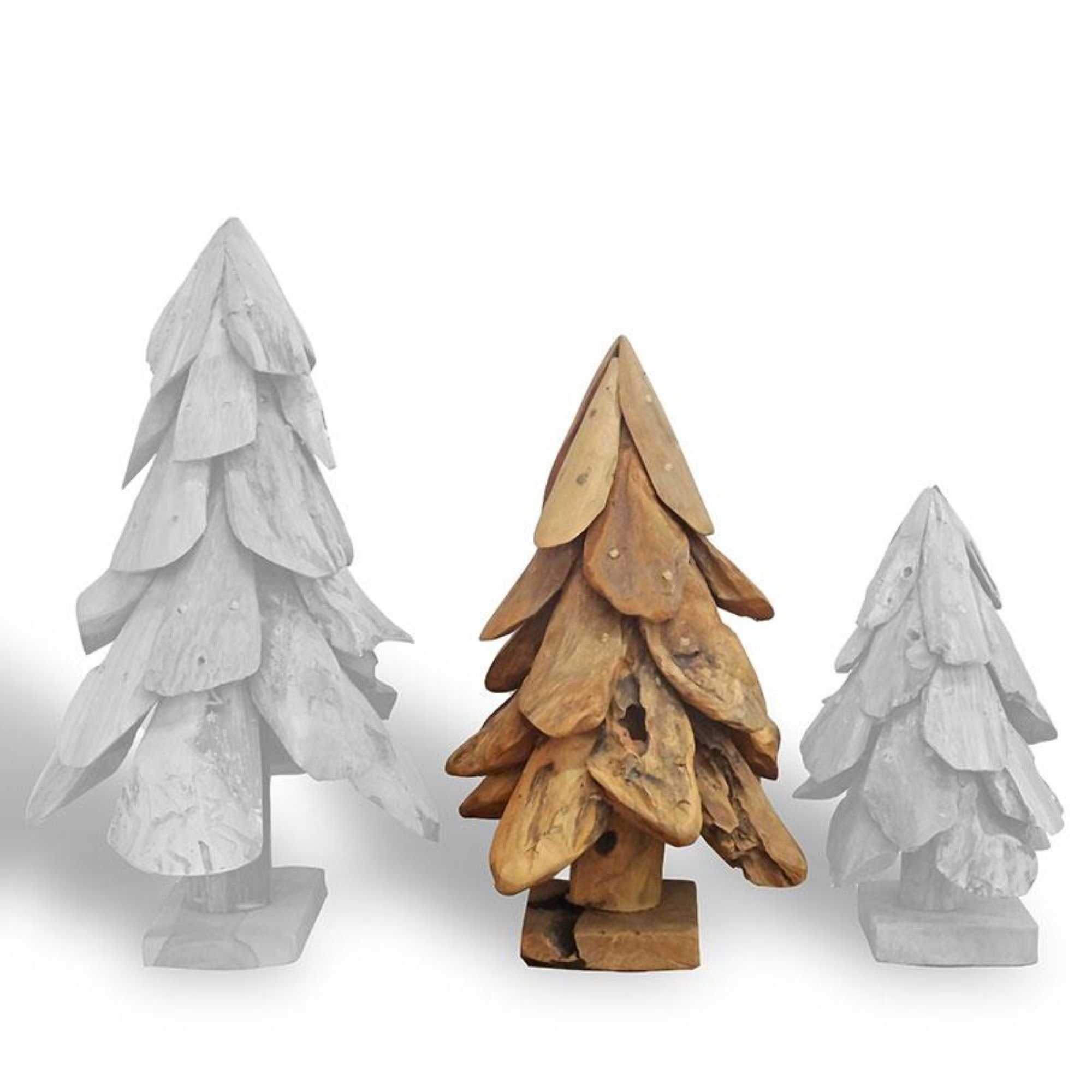 trendforge Weihnachtsfigur Teakholzbaum CHRISTMAS TREE DECO medium