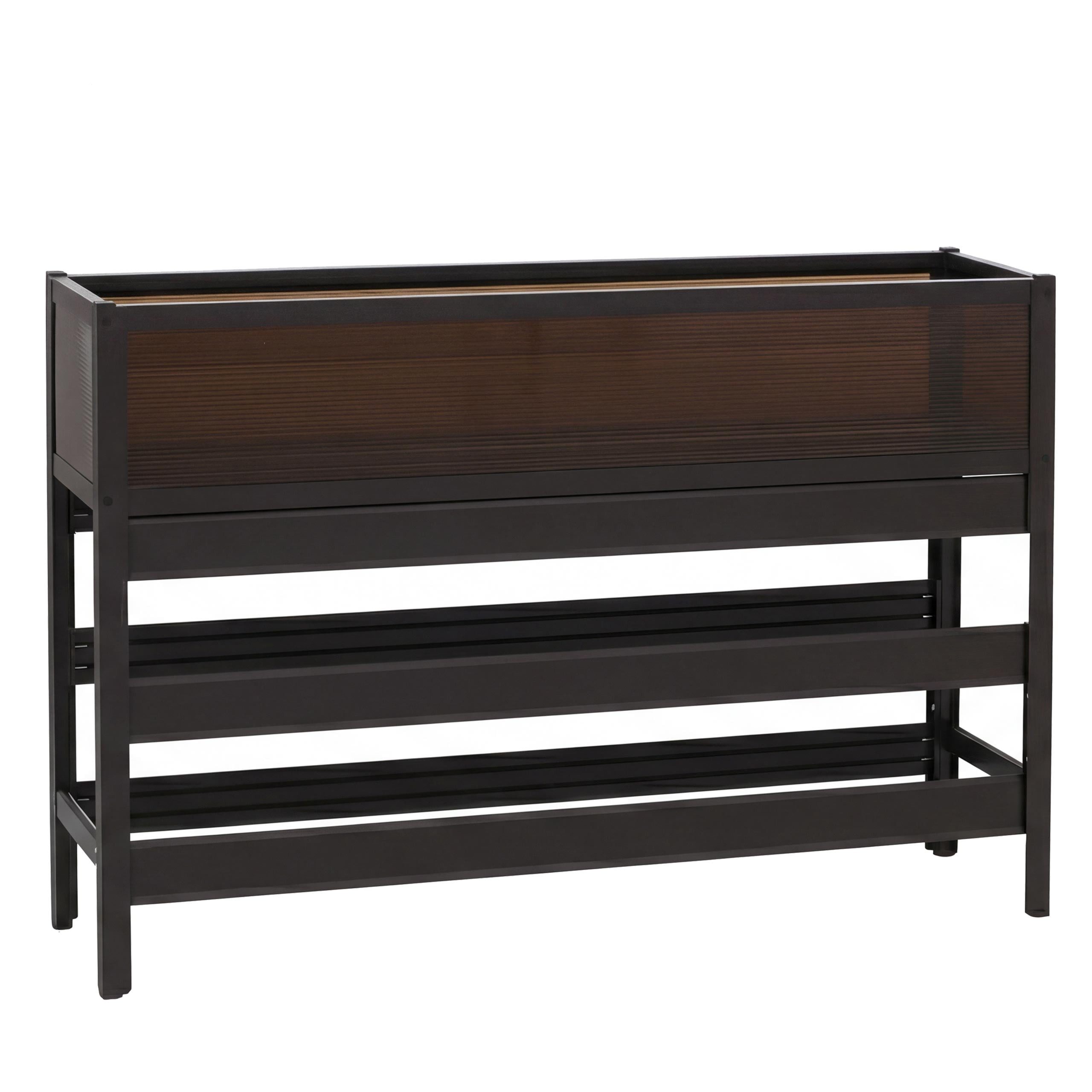 PROREGAL® Hochbeet 82x120x30cm Gemüse-/Pflanzbeet Blumenkasten Pflanzkübel